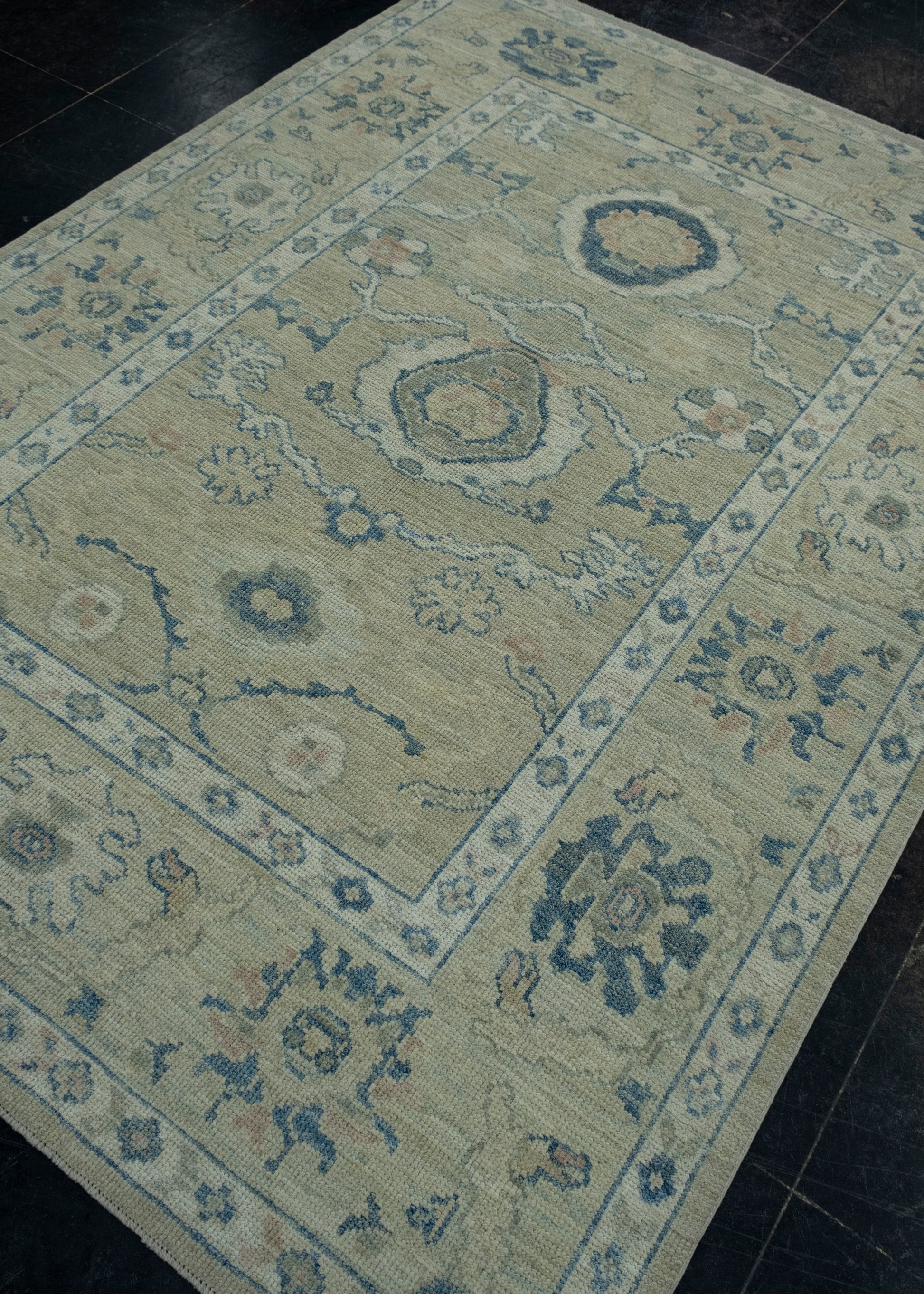 Turkish Oushak Rug 5'1" x 7' #17869