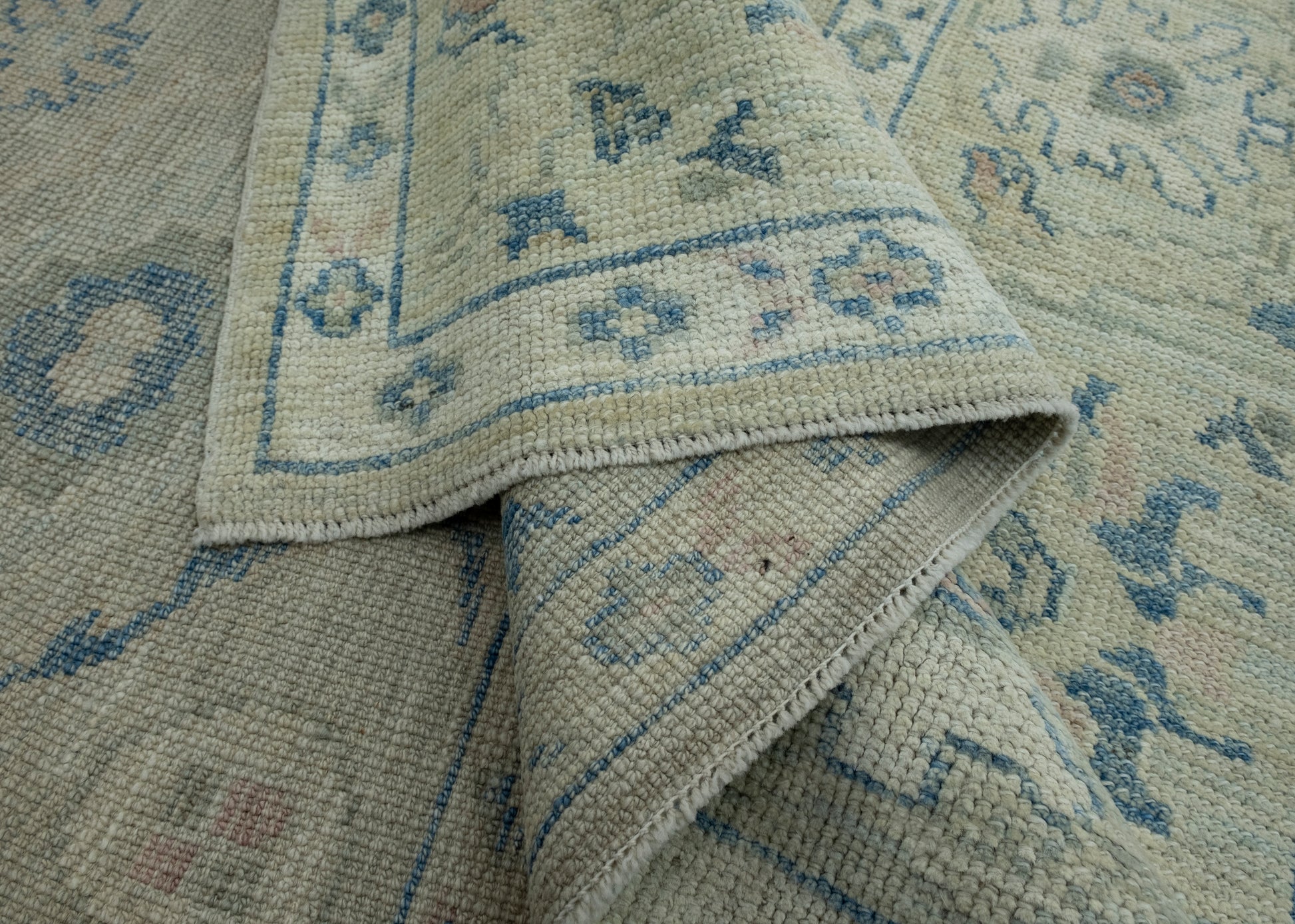 Turkish Oushak Rug 5'1" x 7' #17869