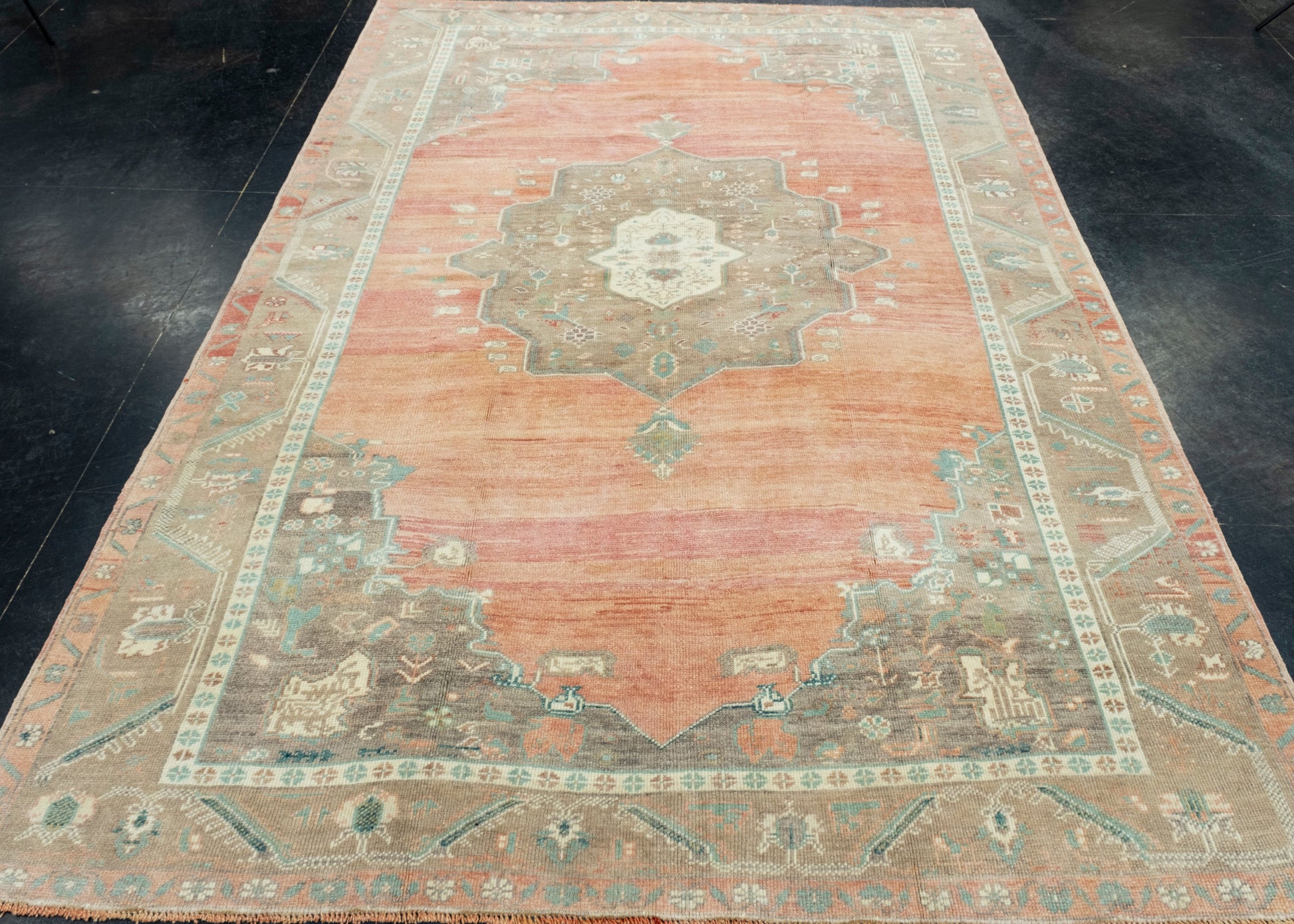 Turkish Vintage Rug 6' x 8'9" #17703
