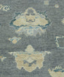 Turkish Oushak Rug 4'2" x 5'2" #17160