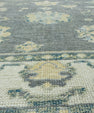 Turkish Oushak Rug 4'2" x 5'2" #17160