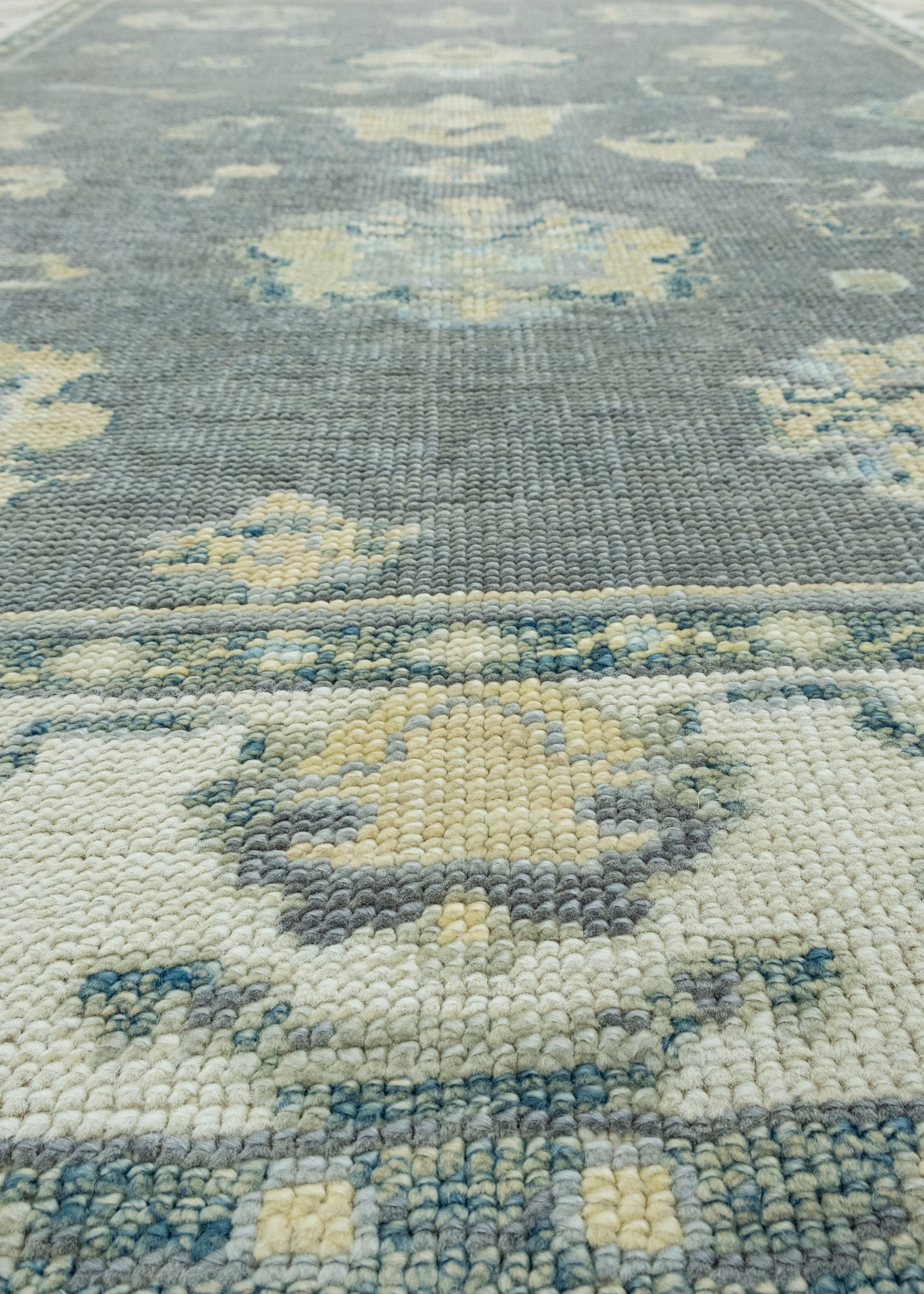 Turkish Oushak Rug 4'2" x 5'2" #17160