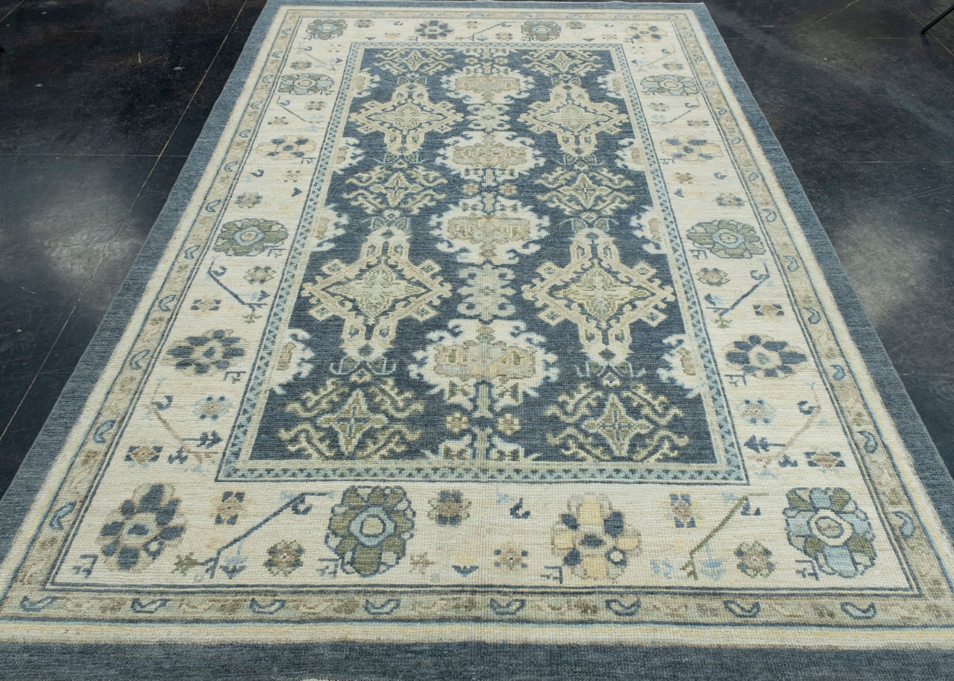 Turkish Oushak Rug 5'11" x 9'5" #17326
