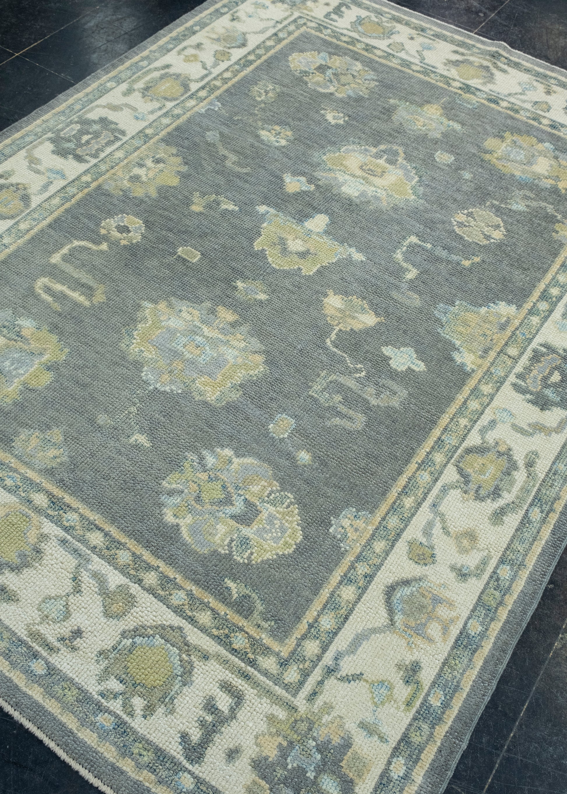 Turkish Oushak Rug 5'1" x 6'9" #17107