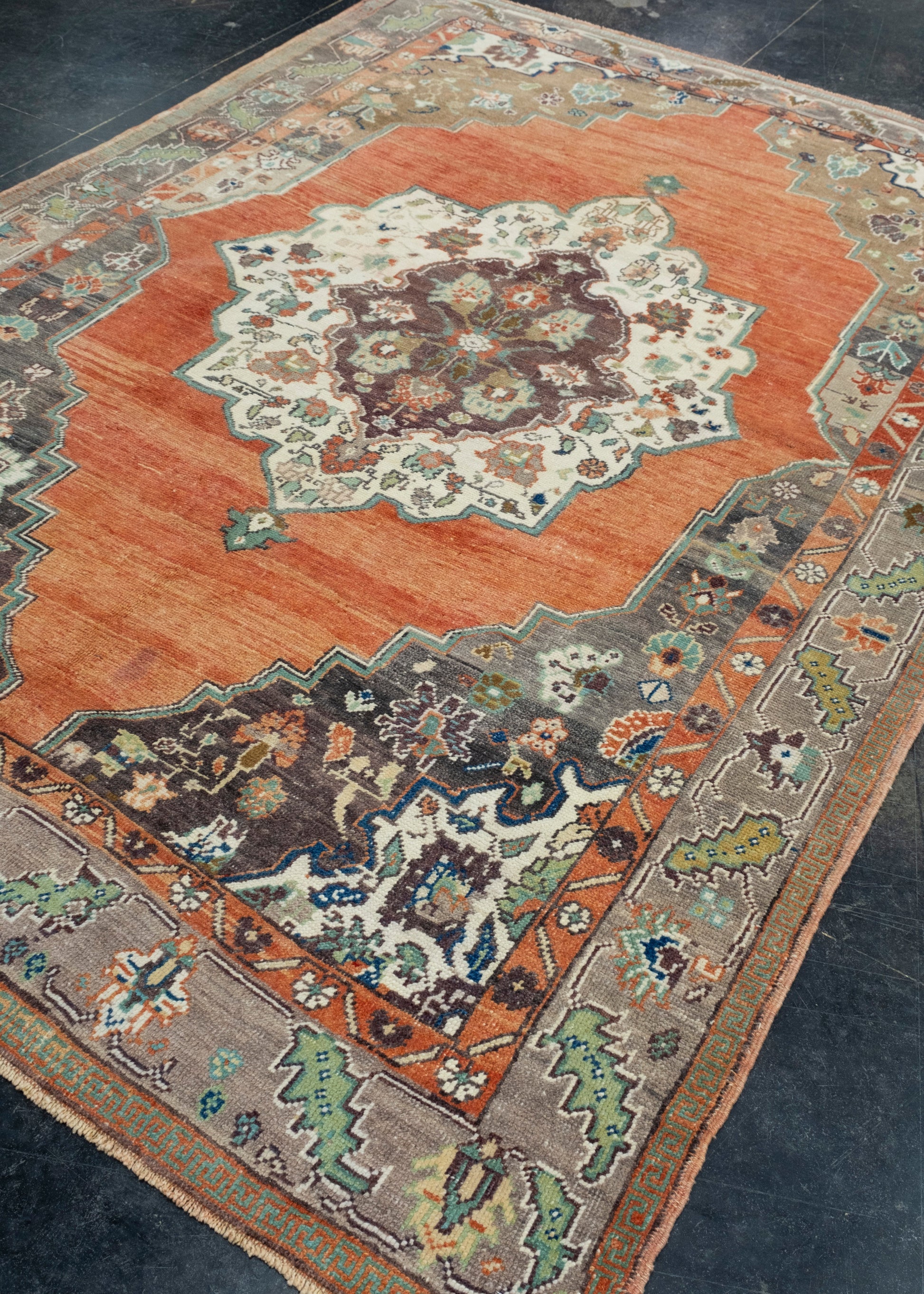Turkish Vintage Rug 6'1" x 8'7" #17960
