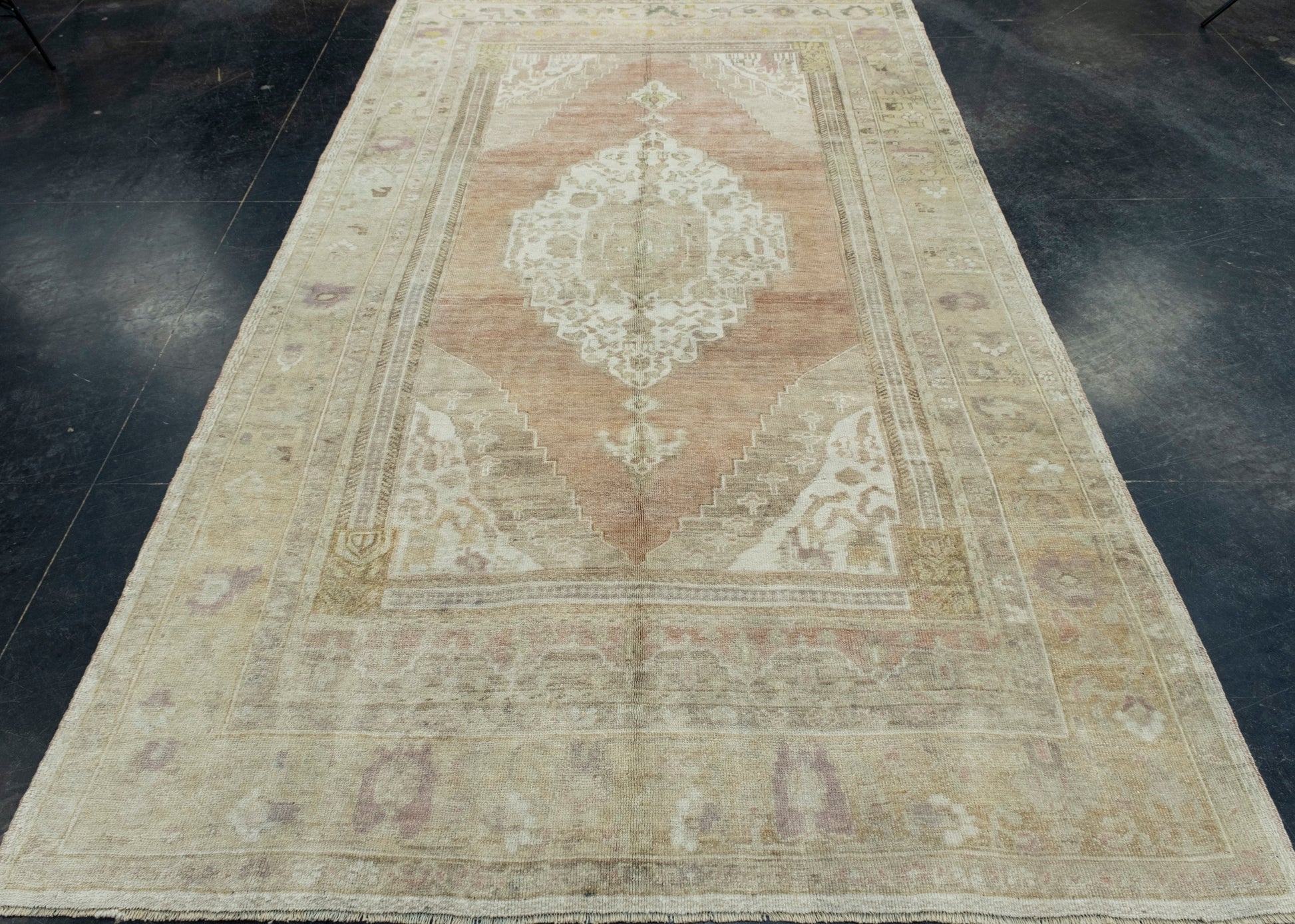 Turkish Vintage Rug 5'6" x 9'5" #17806