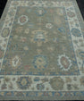 Turkish Oushak Rug 5'1" x 7' #17894