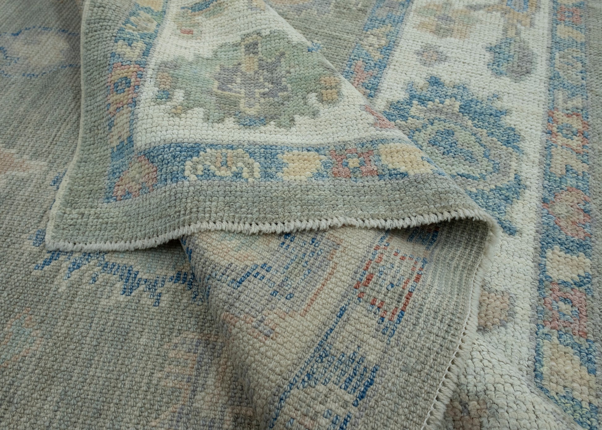 Turkish Oushak Rug 5'1" x 7' #17894