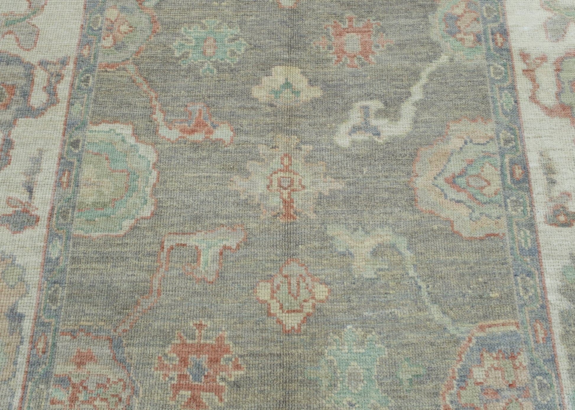 Turkish Oushak Rug 6'2" x 9'1" #17861