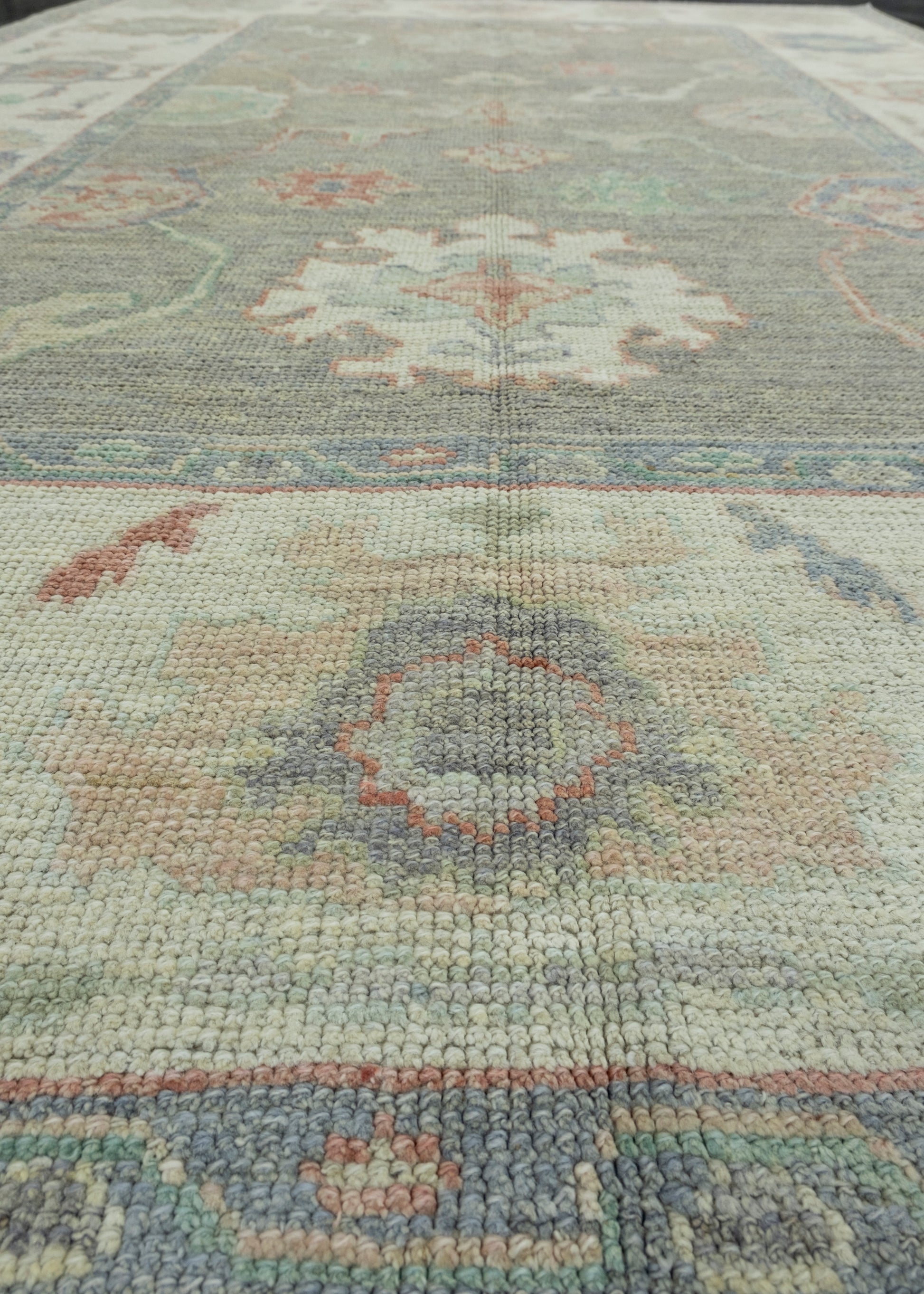 Turkish Oushak Rug 6'2" x 9'1" #17861
