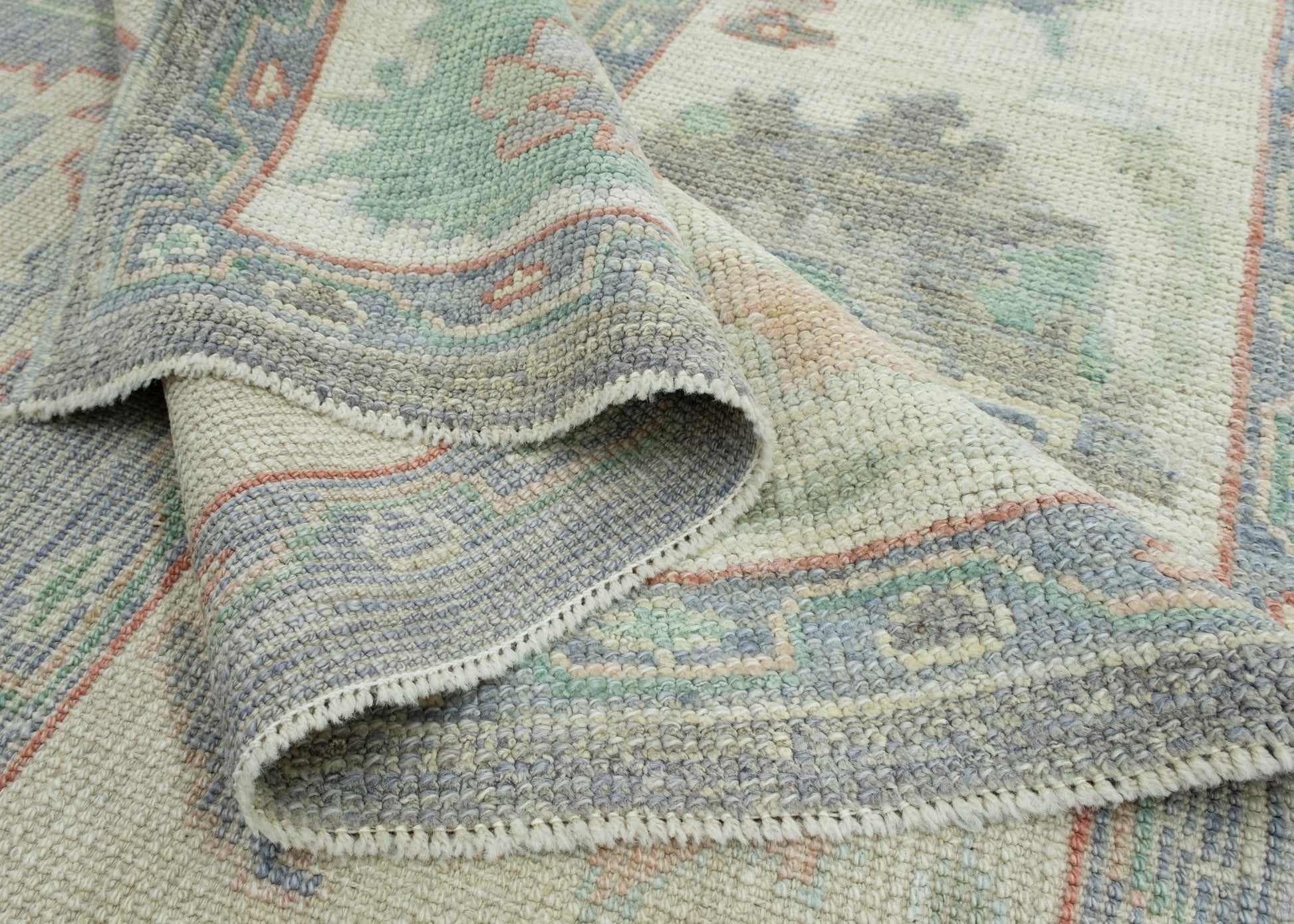 Turkish Oushak Rug 6'2" x 9'1" #17861