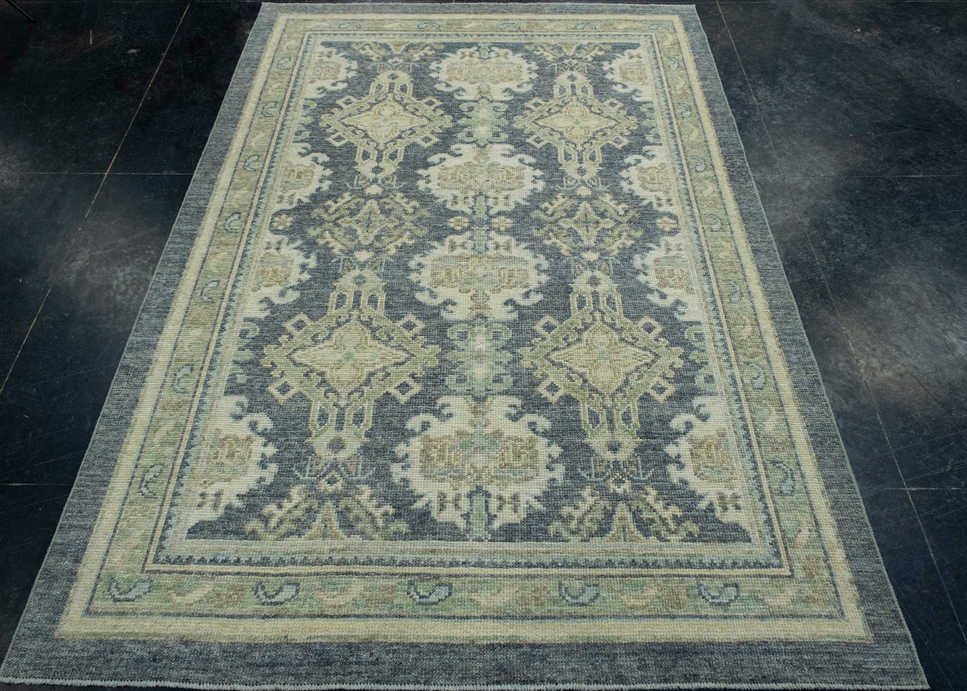 Turkish Oushak Rug 4'11" x 7'1" #17328