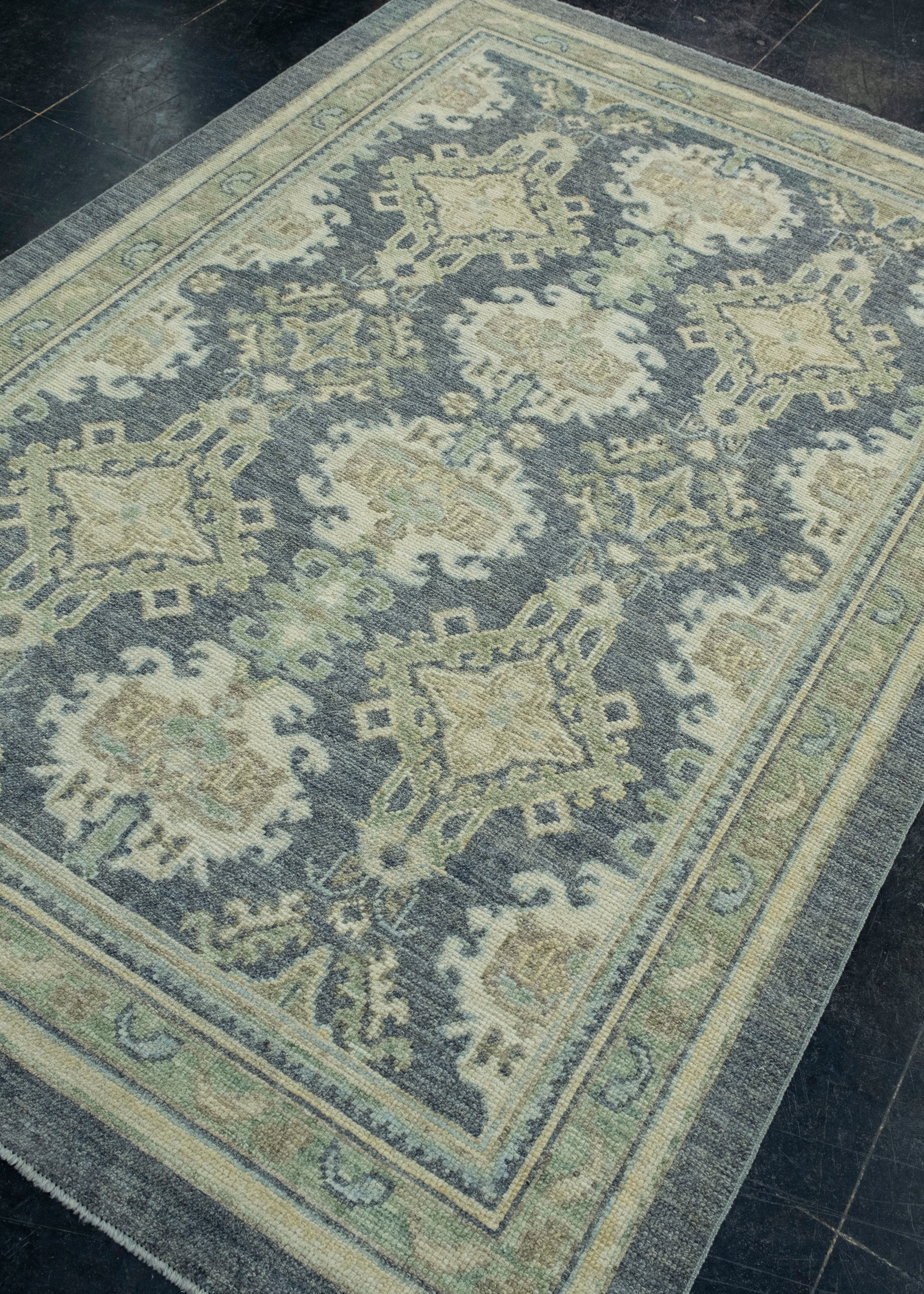 Turkish Oushak Rug 4'11" x 7'1" #17328