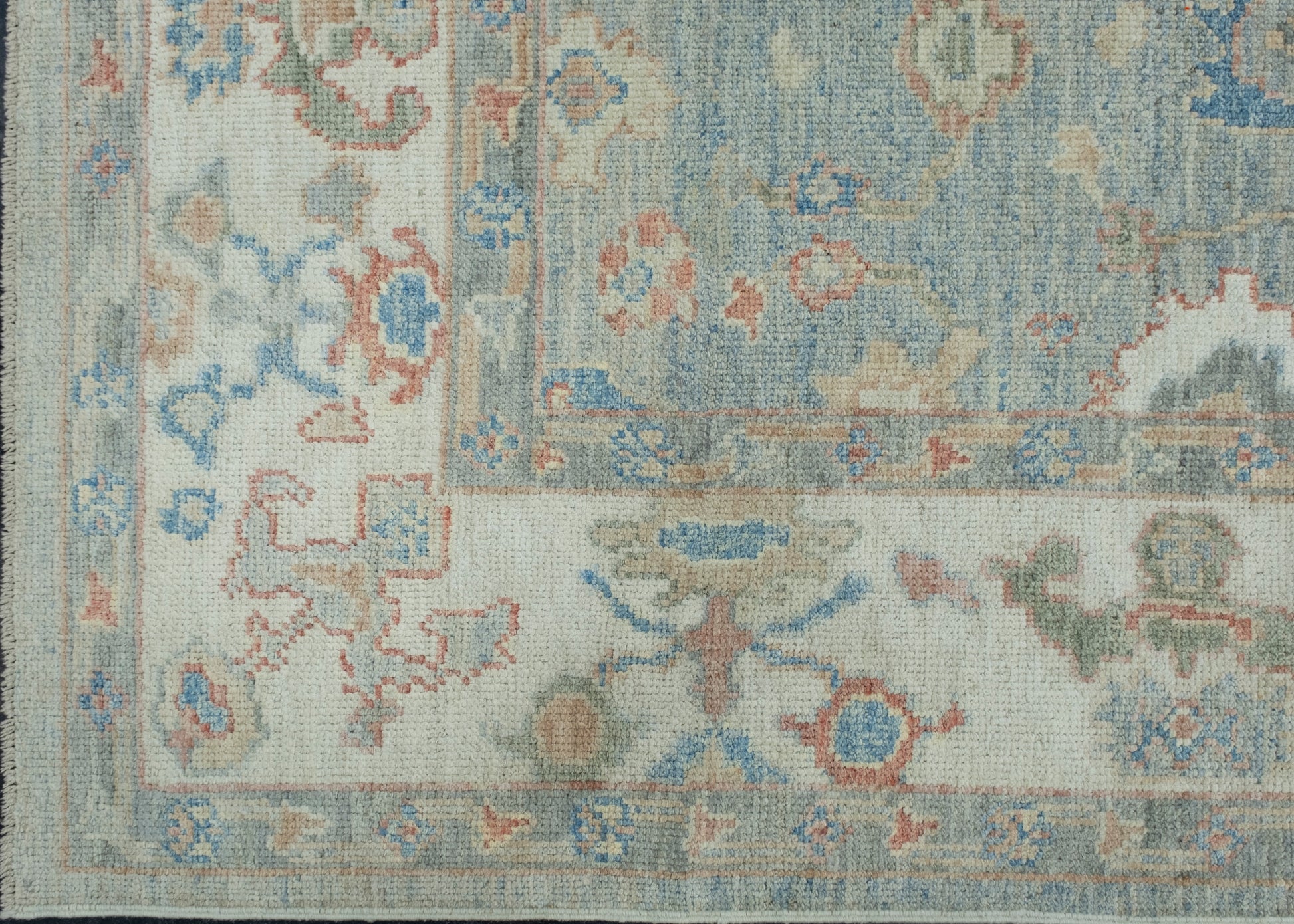 Turkish Oushak Rug 6'2" x 8'8" #17789