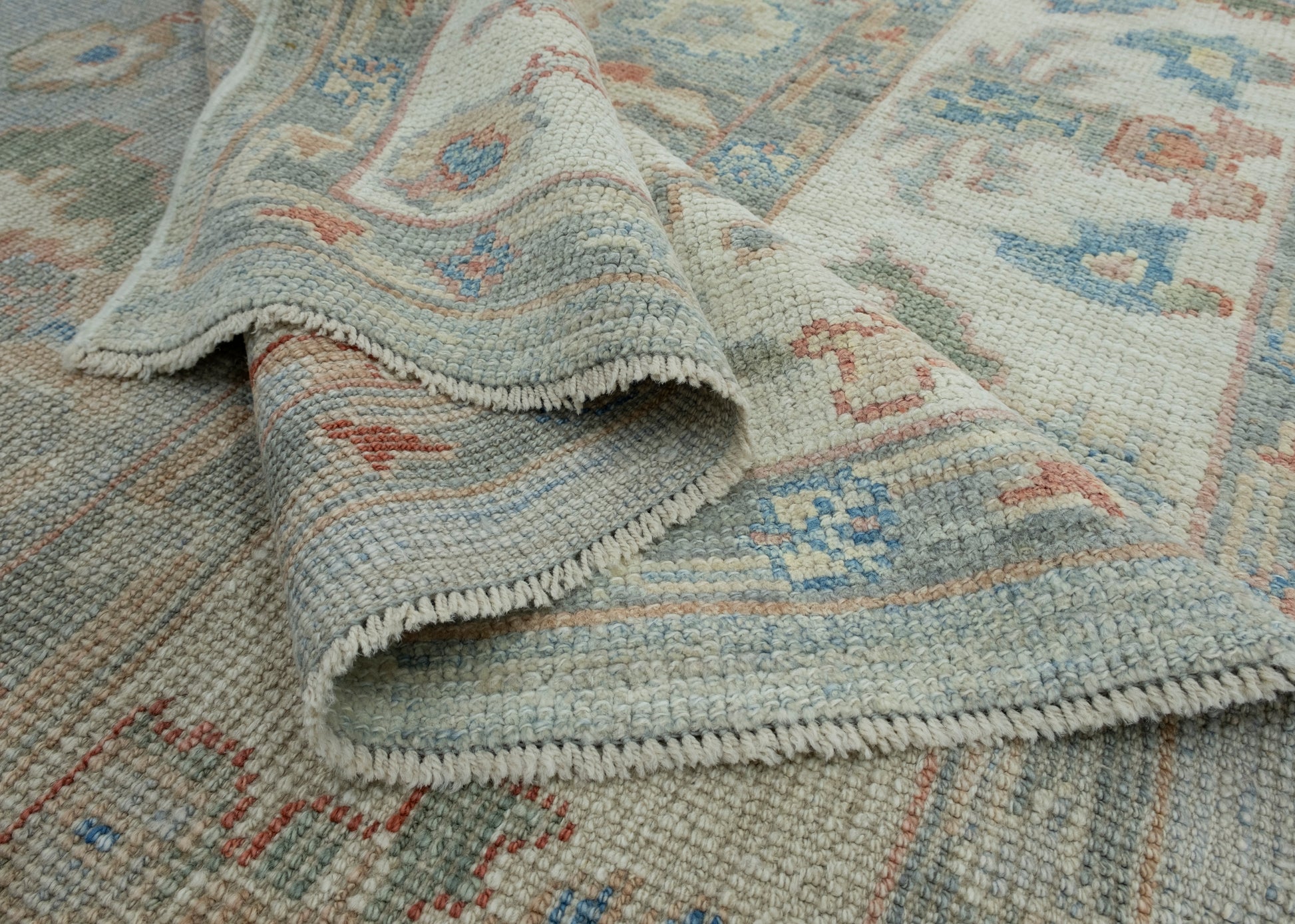 Turkish Oushak Rug 6'2" x 8'8" #17789