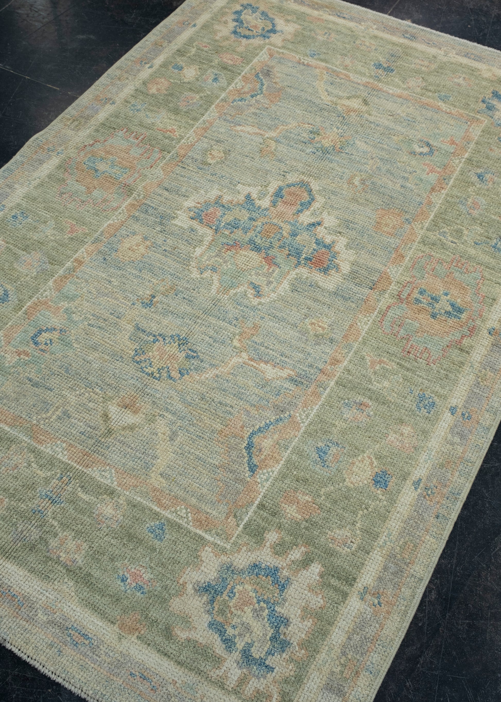Turkish Oushak Rug 4' x 6' #17827