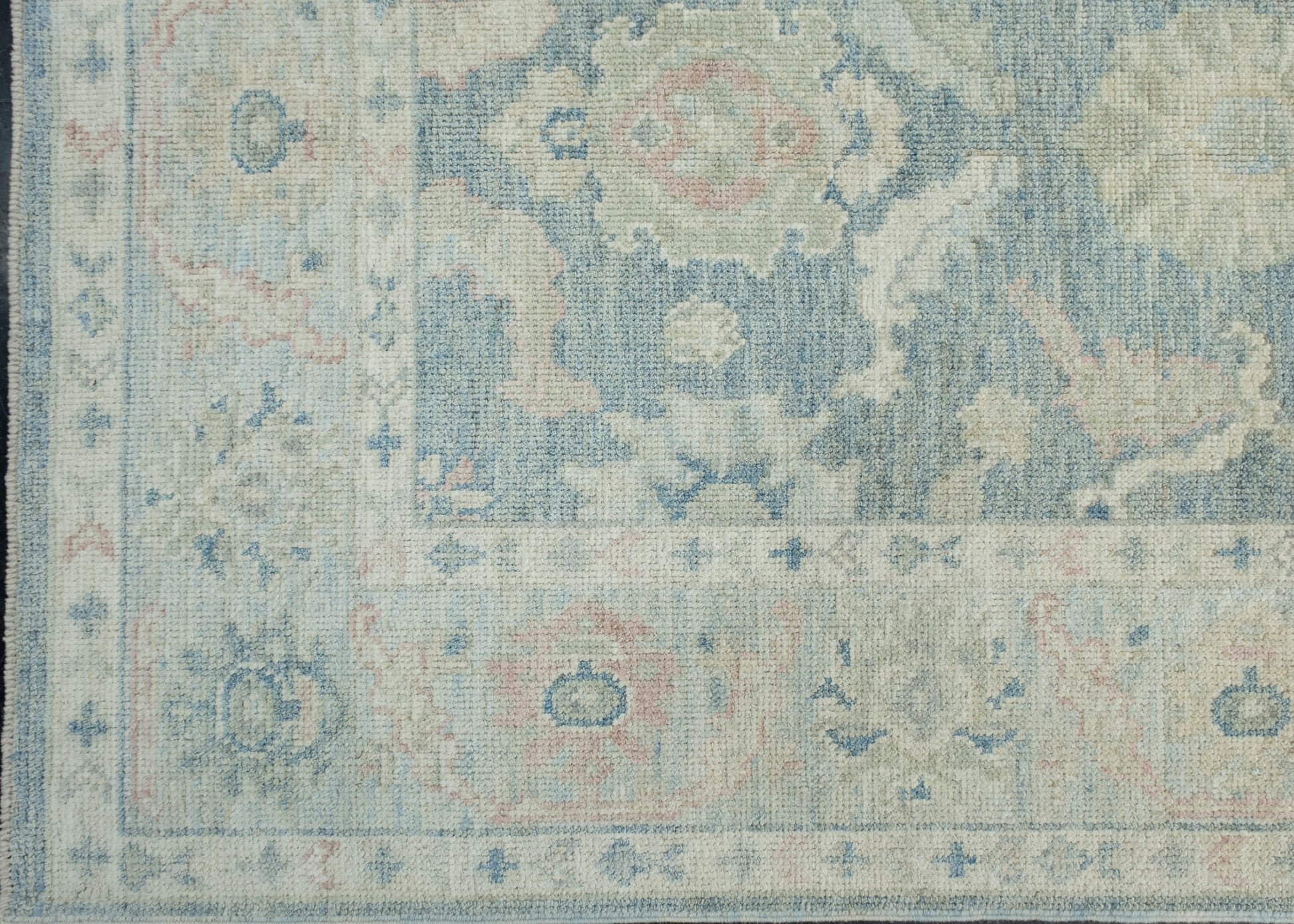 Turkish Oushak Rug 4'3" x 6'8" #17010