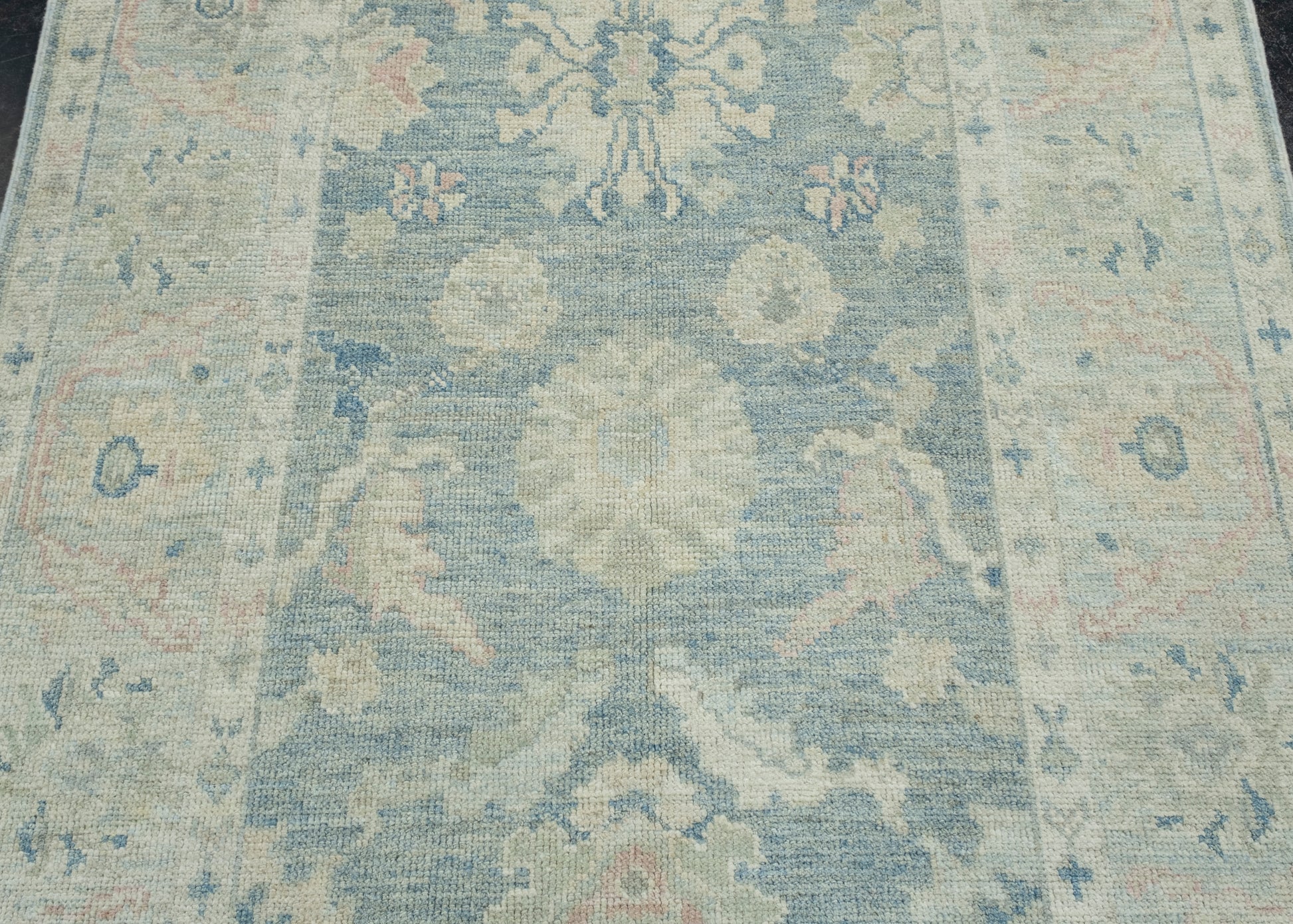 Turkish Oushak Rug 4'3" x 6'8" #17010