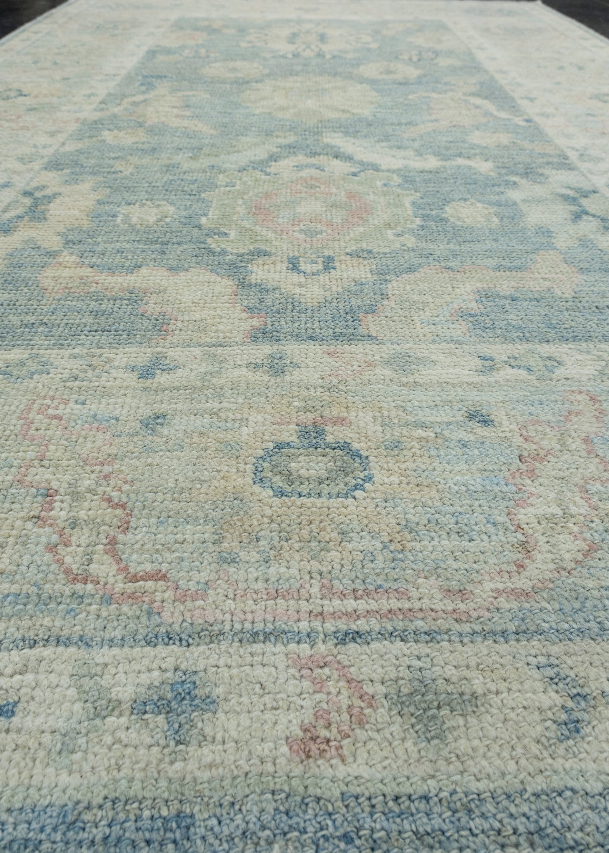 Turkish Oushak Rug 4'3" x 6'8" #17010