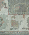 Turkish Oushak Rug 5'1" x 6'11" #17961