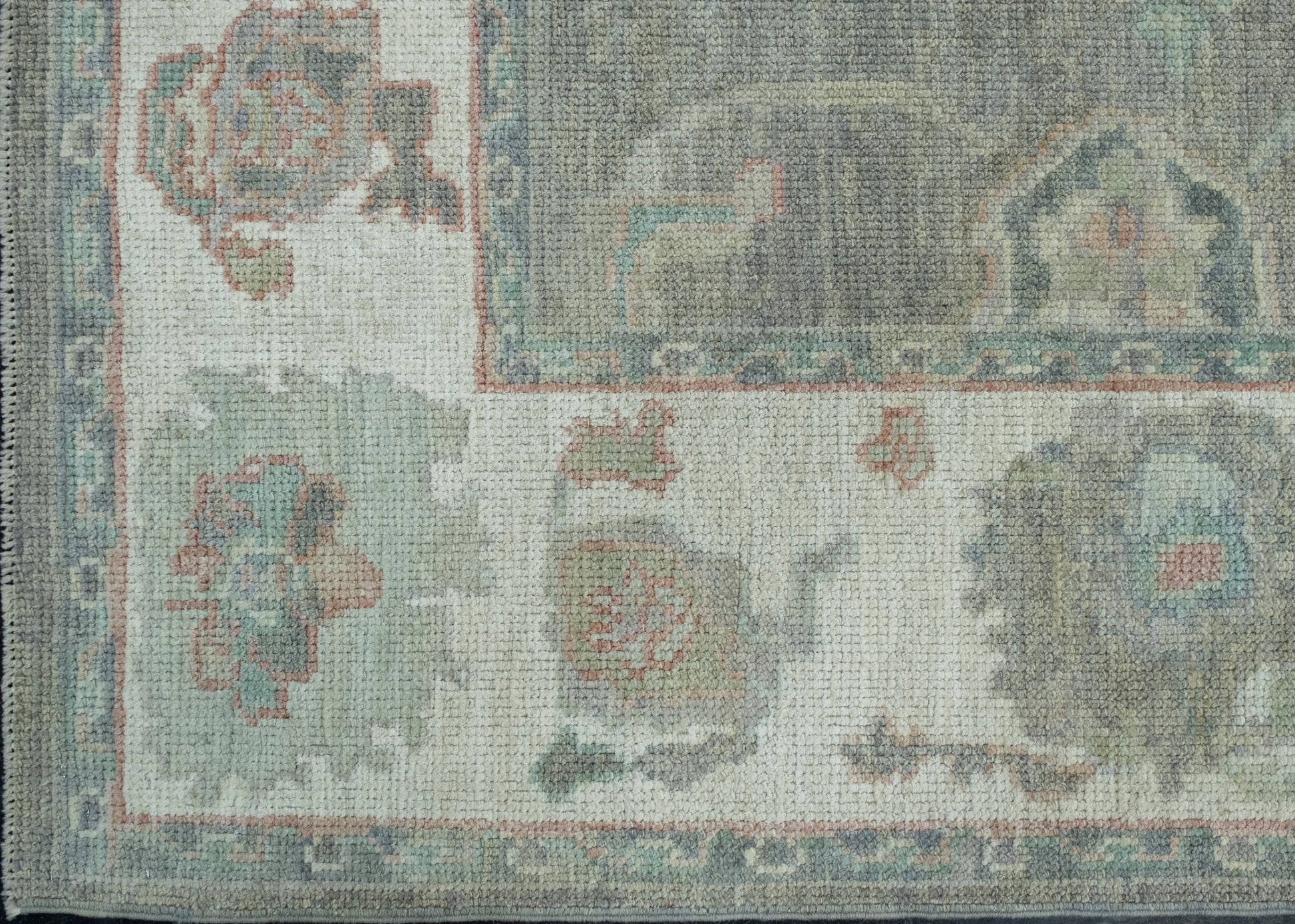 Turkish Oushak Rug 5'1" x 6'11" #17961