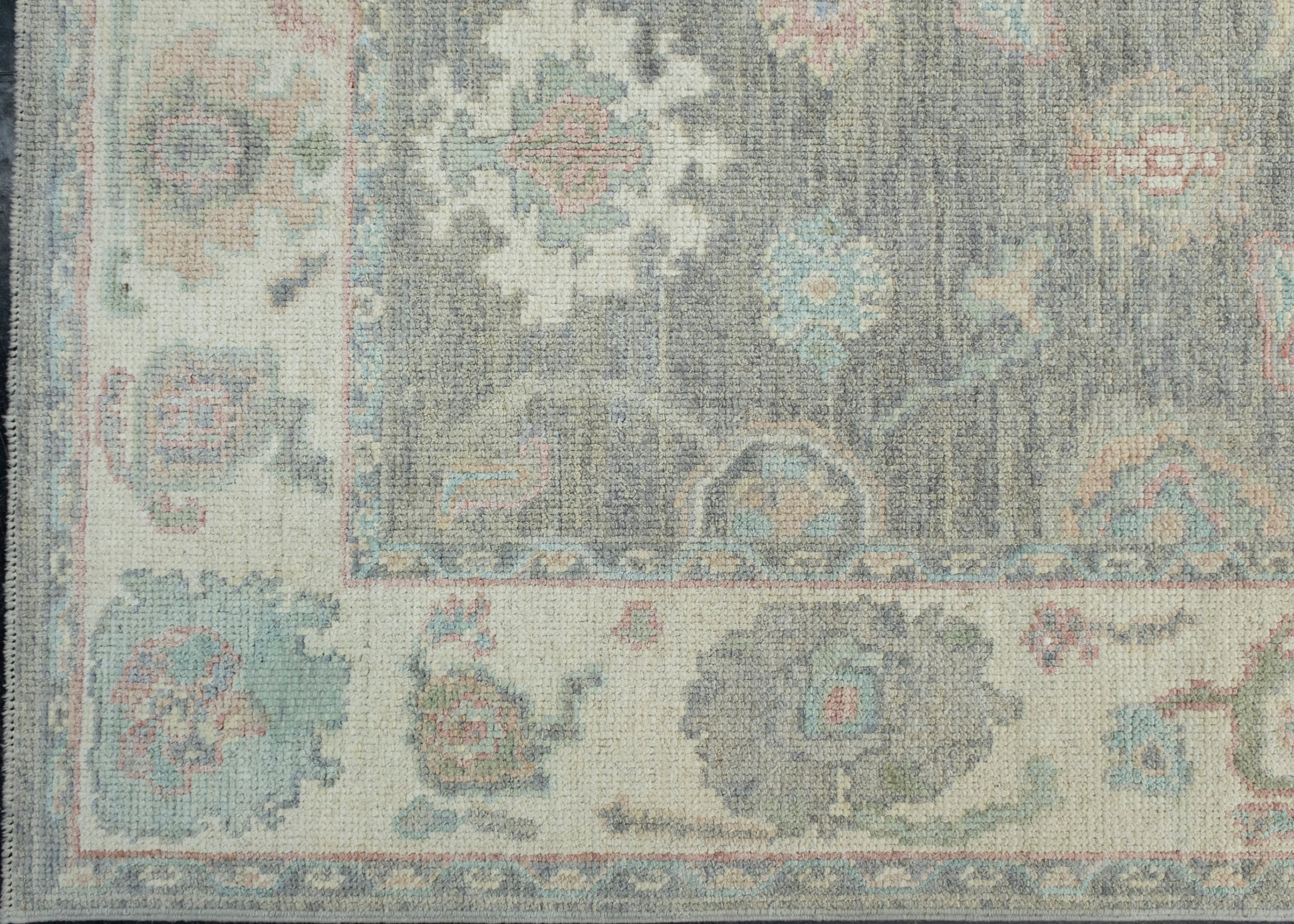 Turkish Oushak Rug 4' x 6' #17873