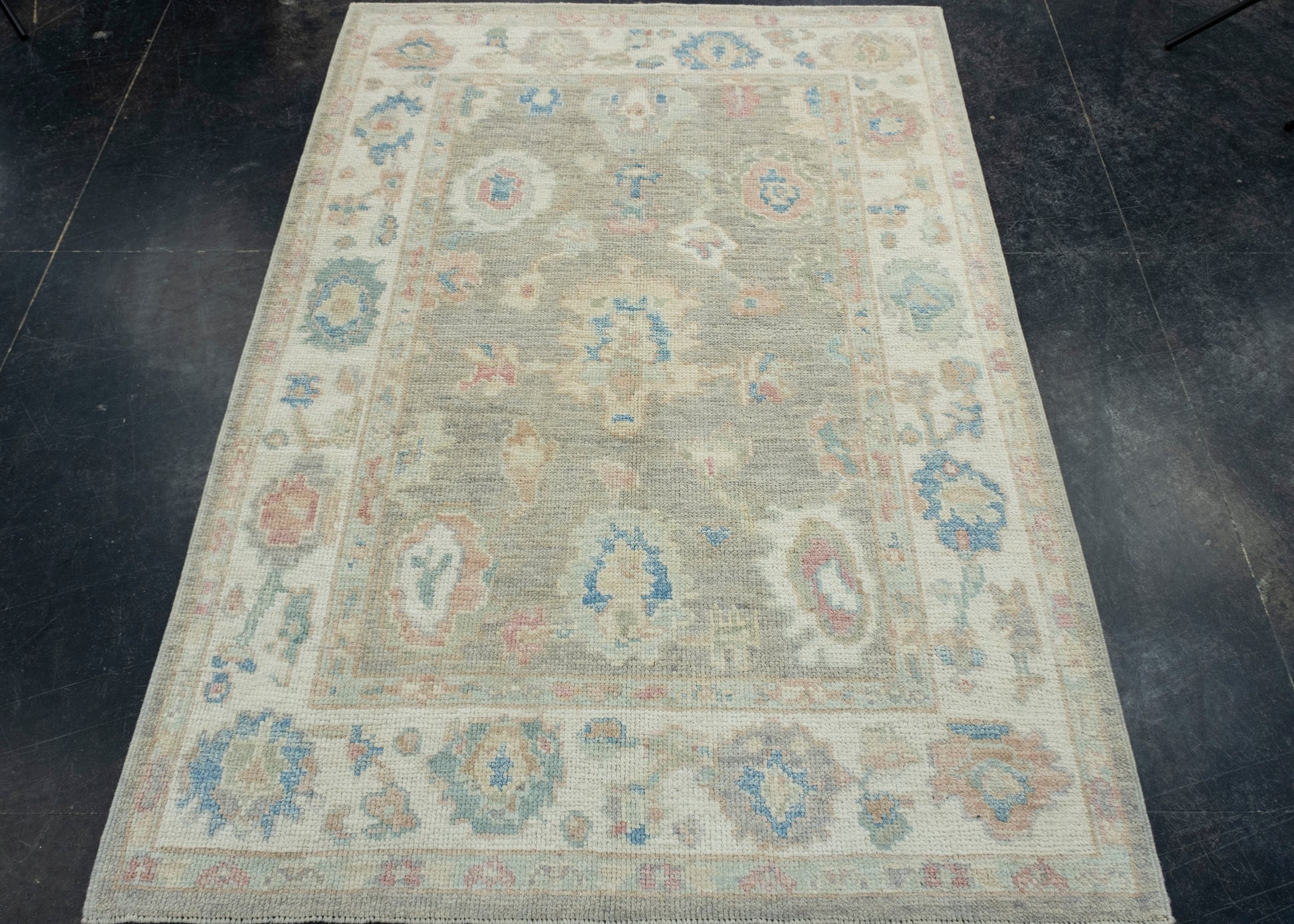 Turkish Oushak Rug 4' x 5'8" #17816