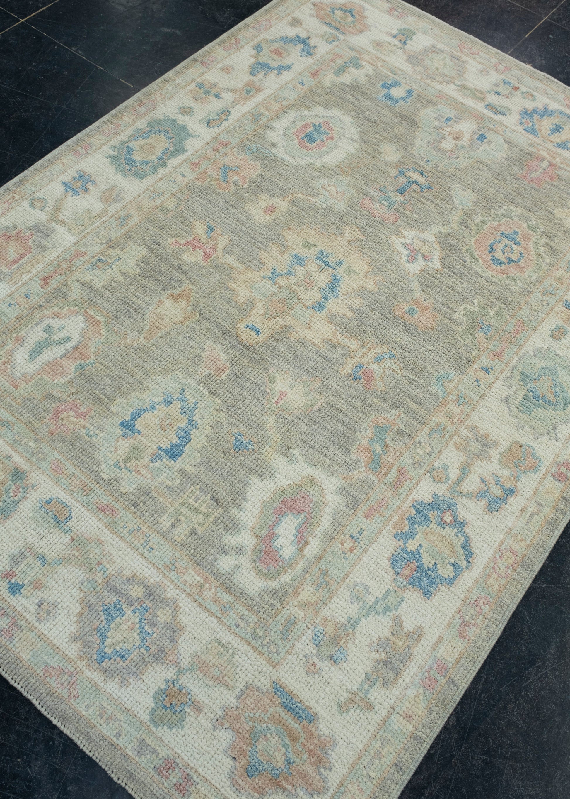 Turkish Oushak Rug 4' x 5'8" #17816