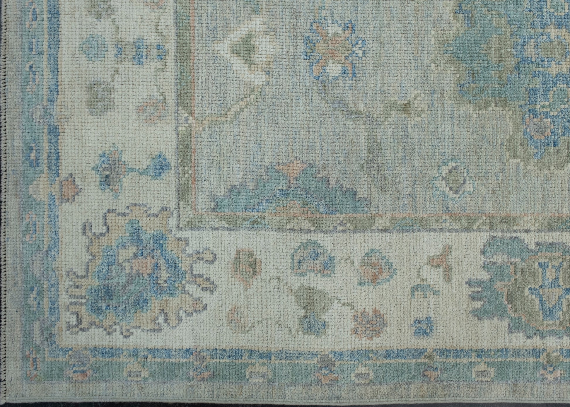 Turkish Oushak Rug 3'10" x 5'10" #17953