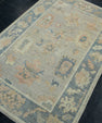 Turkish Oushak Rug 3'11" x 5'9" #17218
