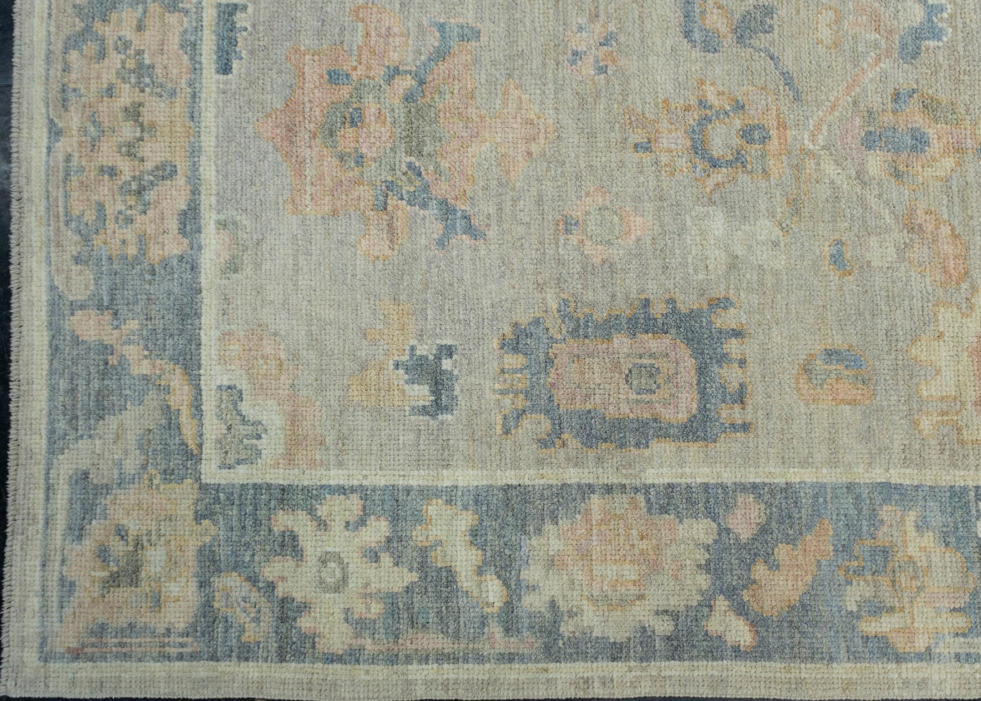 Turkish Oushak Rug 3'11" x 5'9" #17218