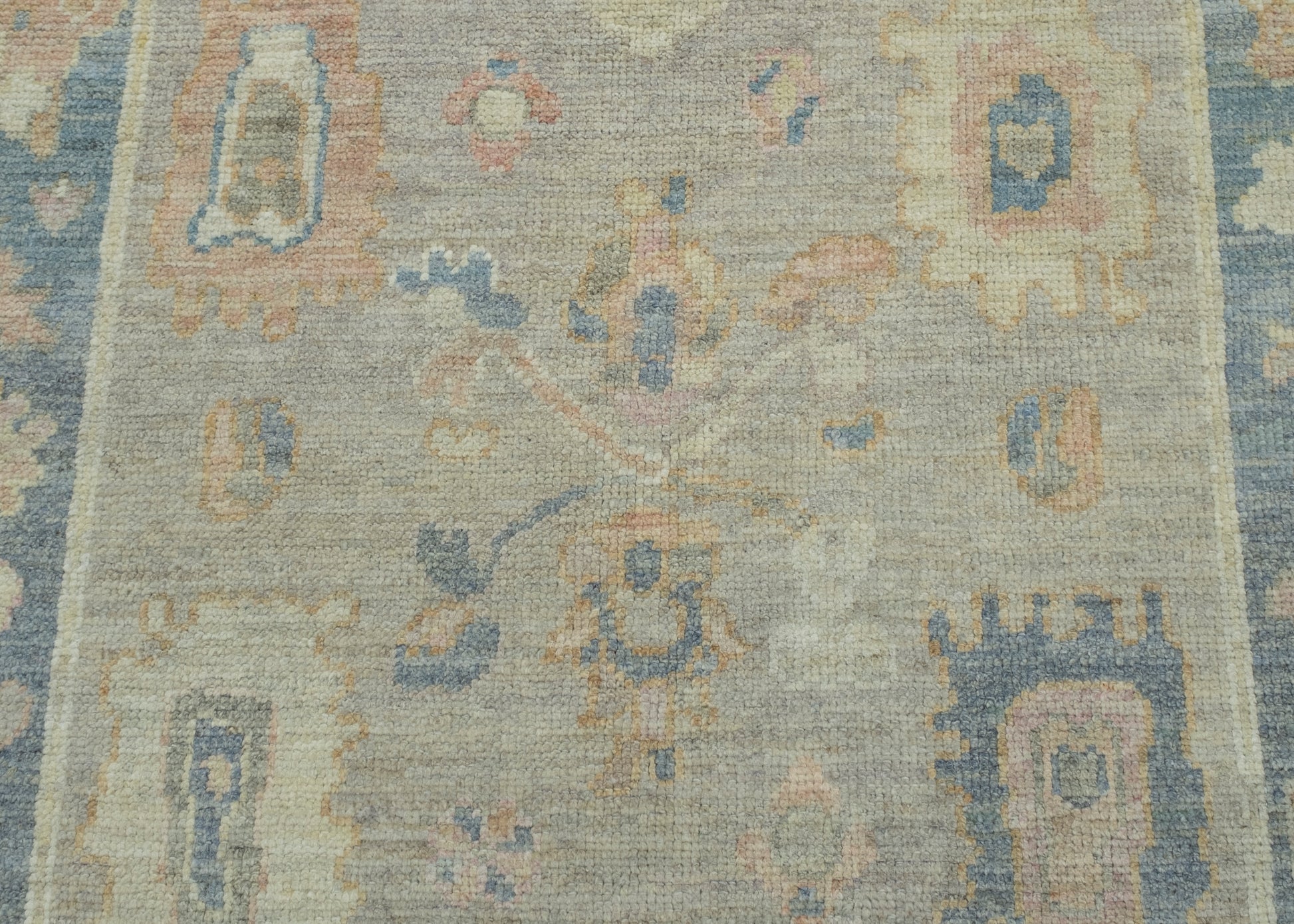 Turkish Oushak Rug 3'11" x 5'9" #17218