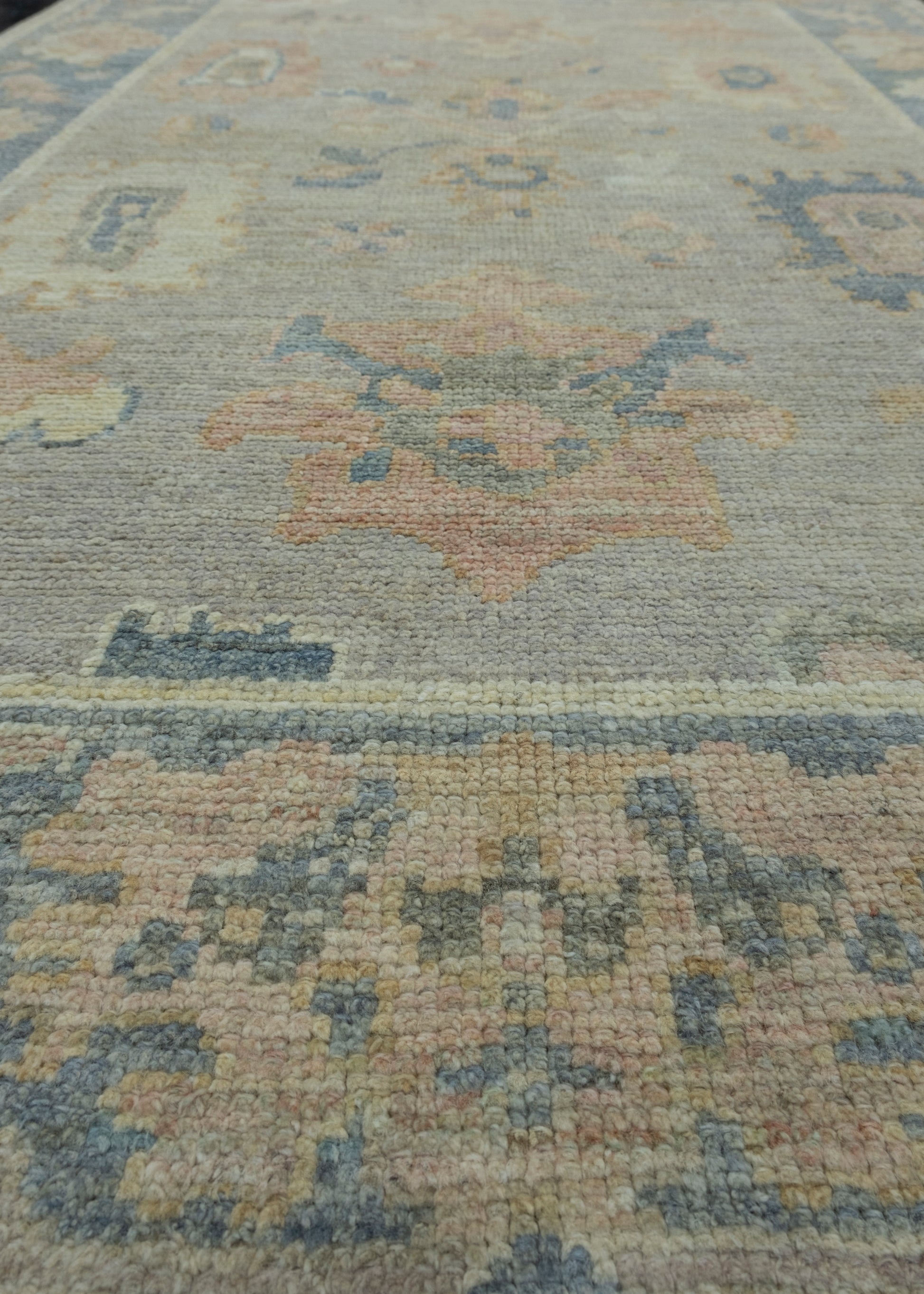 Turkish Oushak Rug 3'11" x 5'9" #17218
