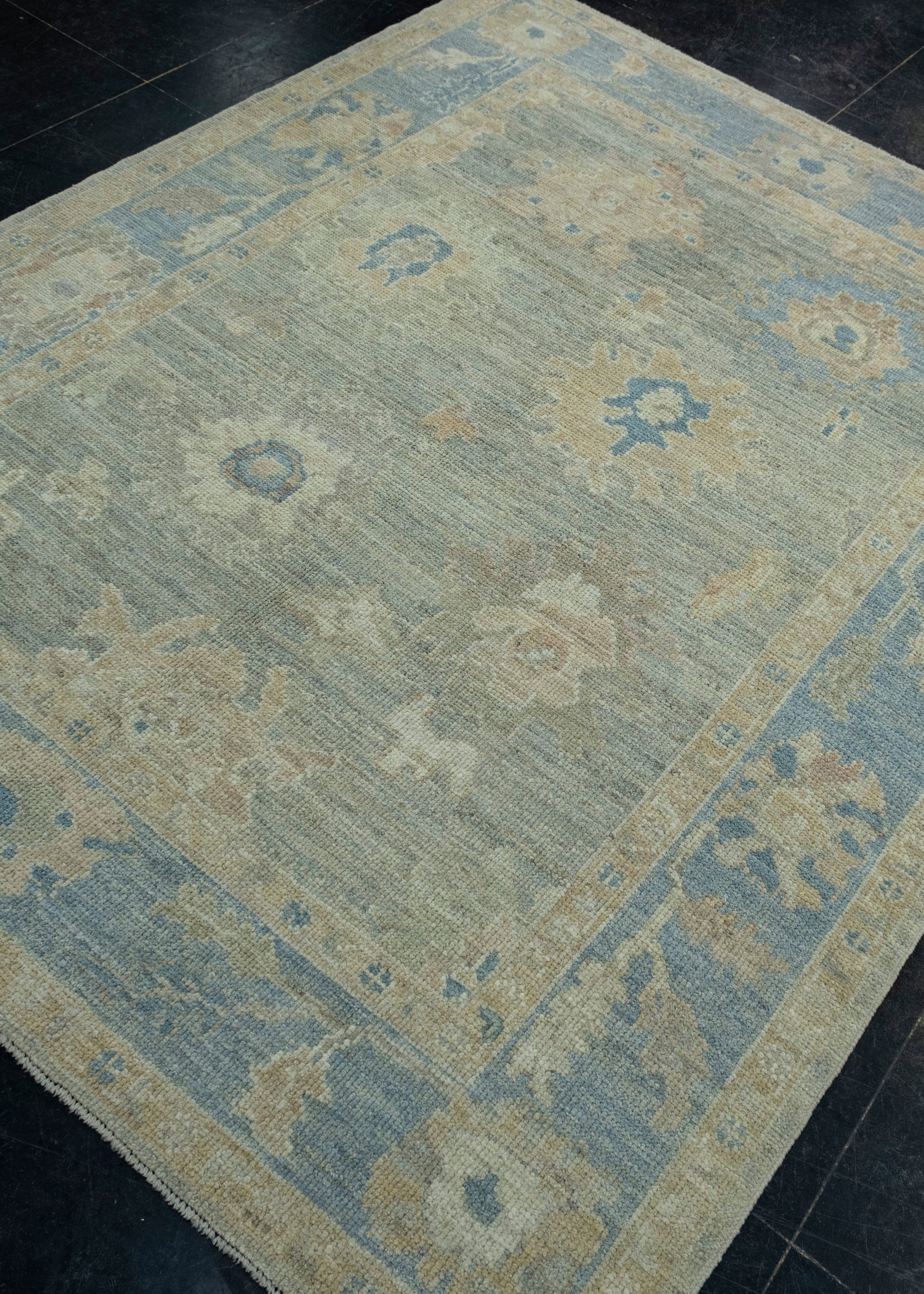 Turkish Oushak Rug 5'4" x 6'9" #17243