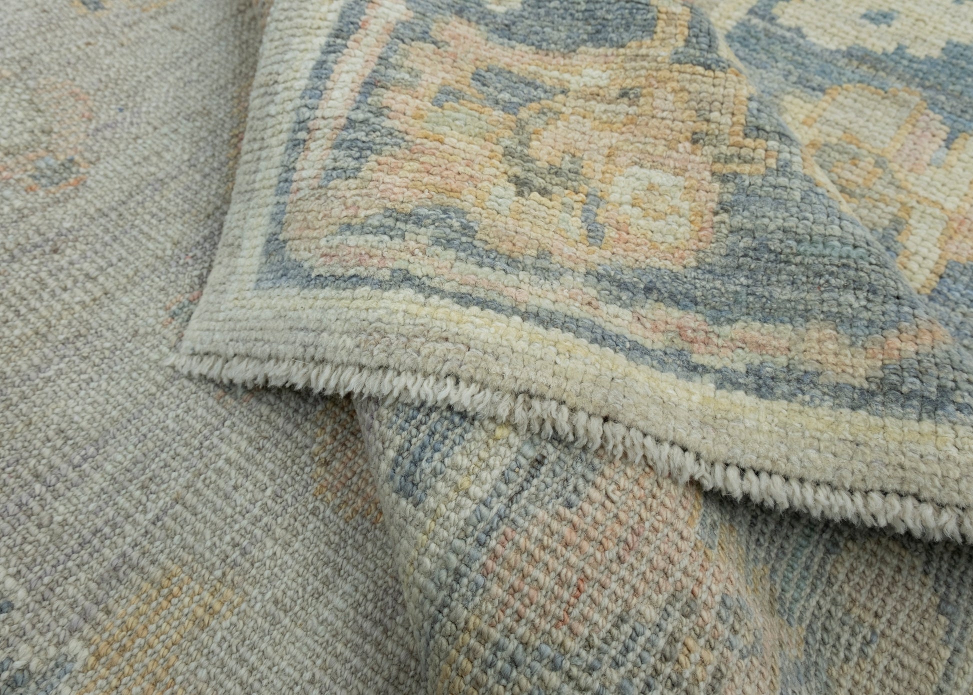 Turkish Oushak Rug 3'11" x 5'9" #17218