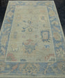 Turkish Oushak Rug 3'11" x 6'2" #17291