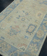 Turkish Oushak Rug 3'11" x 6'2" #17291