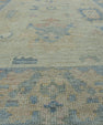 Turkish Oushak Rug 3'11" x 6'2" #17291