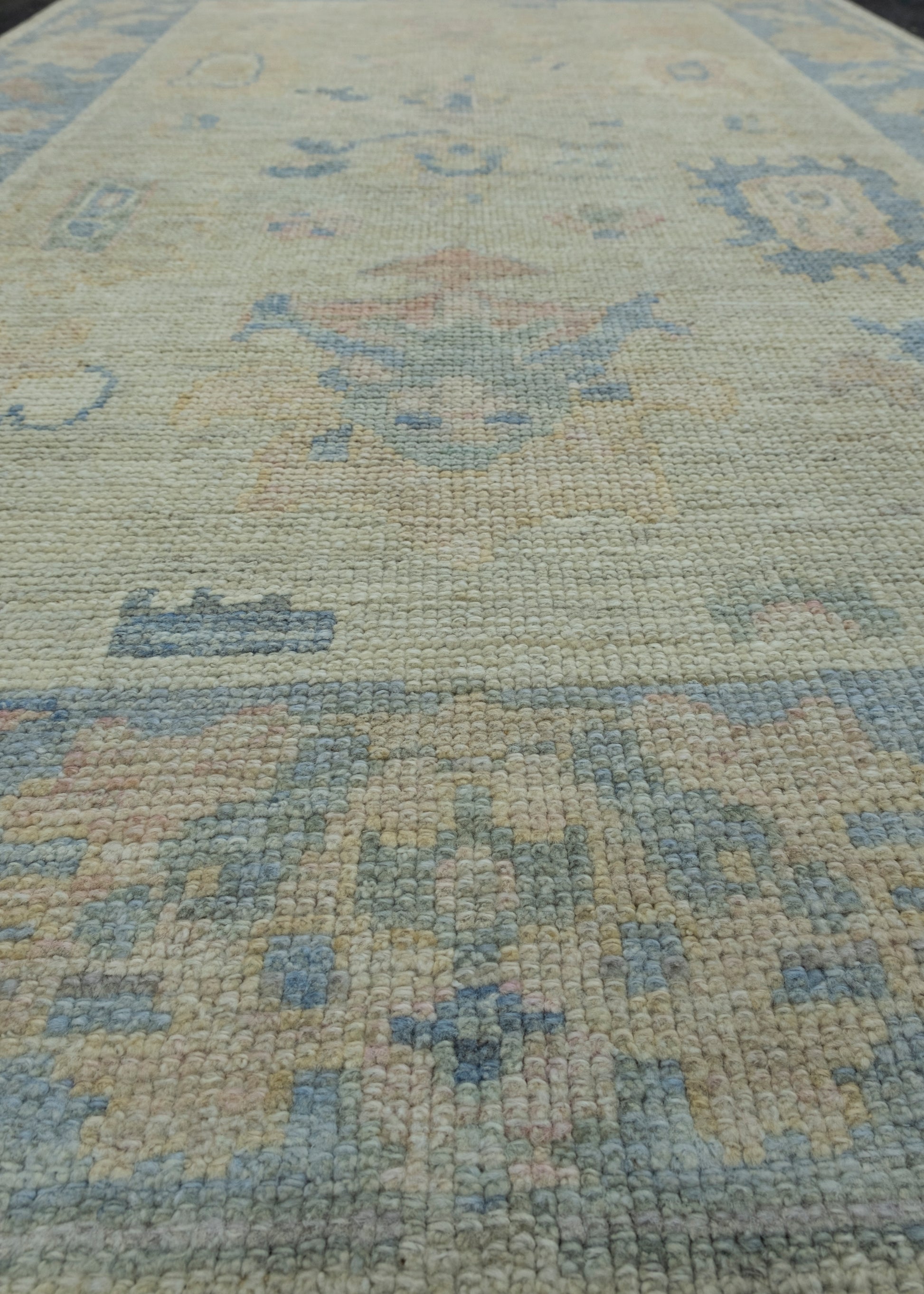 Turkish Oushak Rug 3'11" x 6'2" #17291