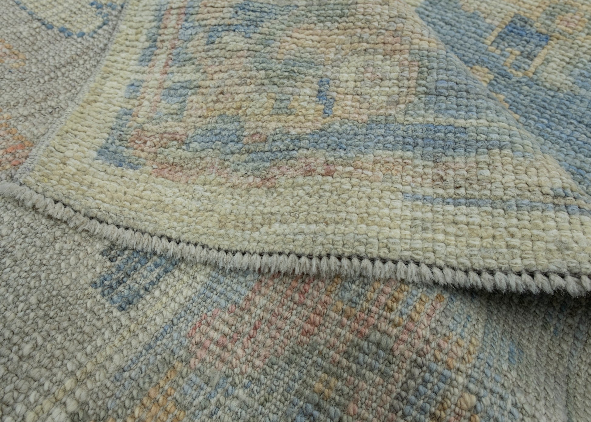 Turkish Oushak Rug 3'11" x 6'2" #17291