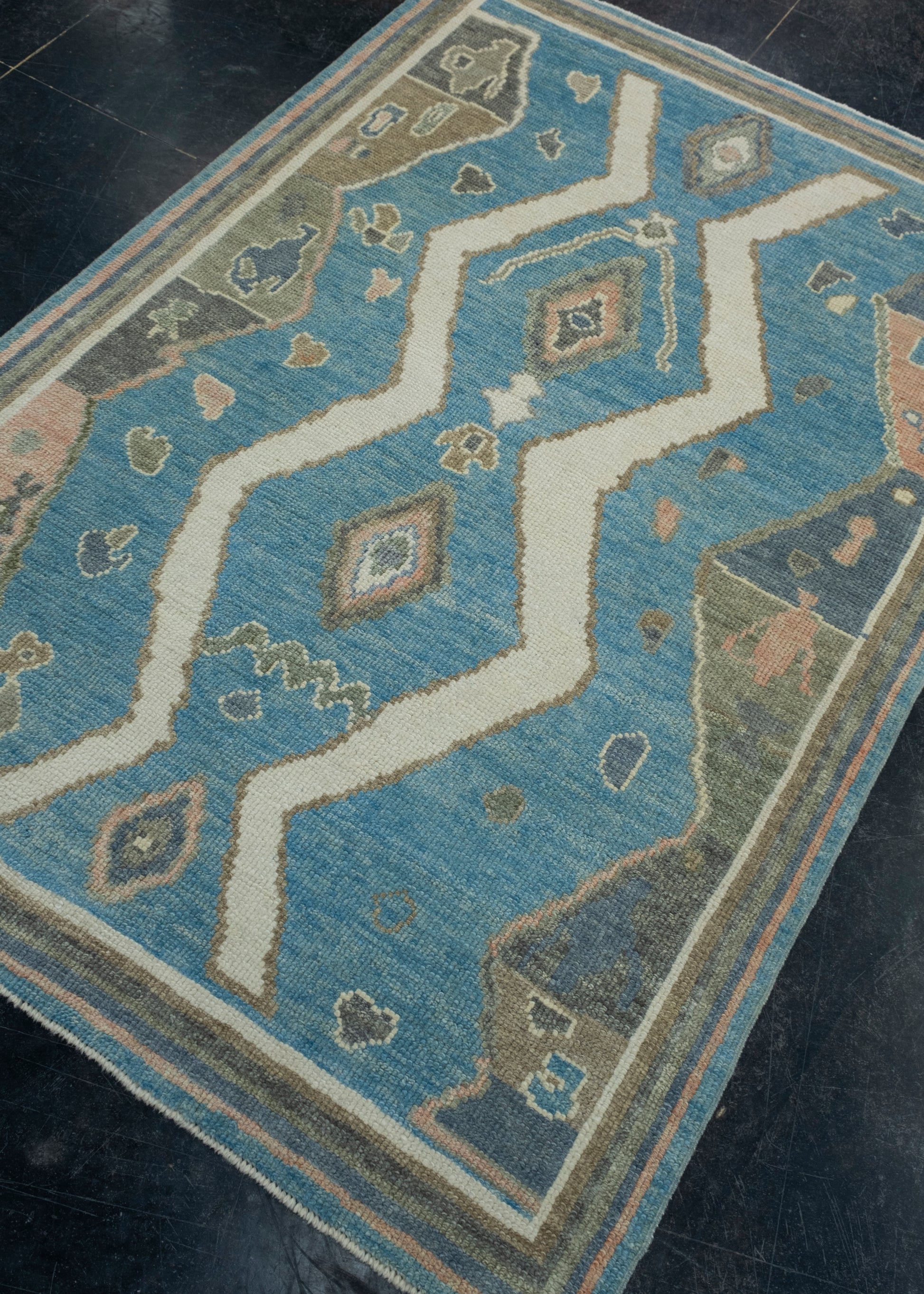 Turkish Oushak Rug 4' x 5'9" #17153