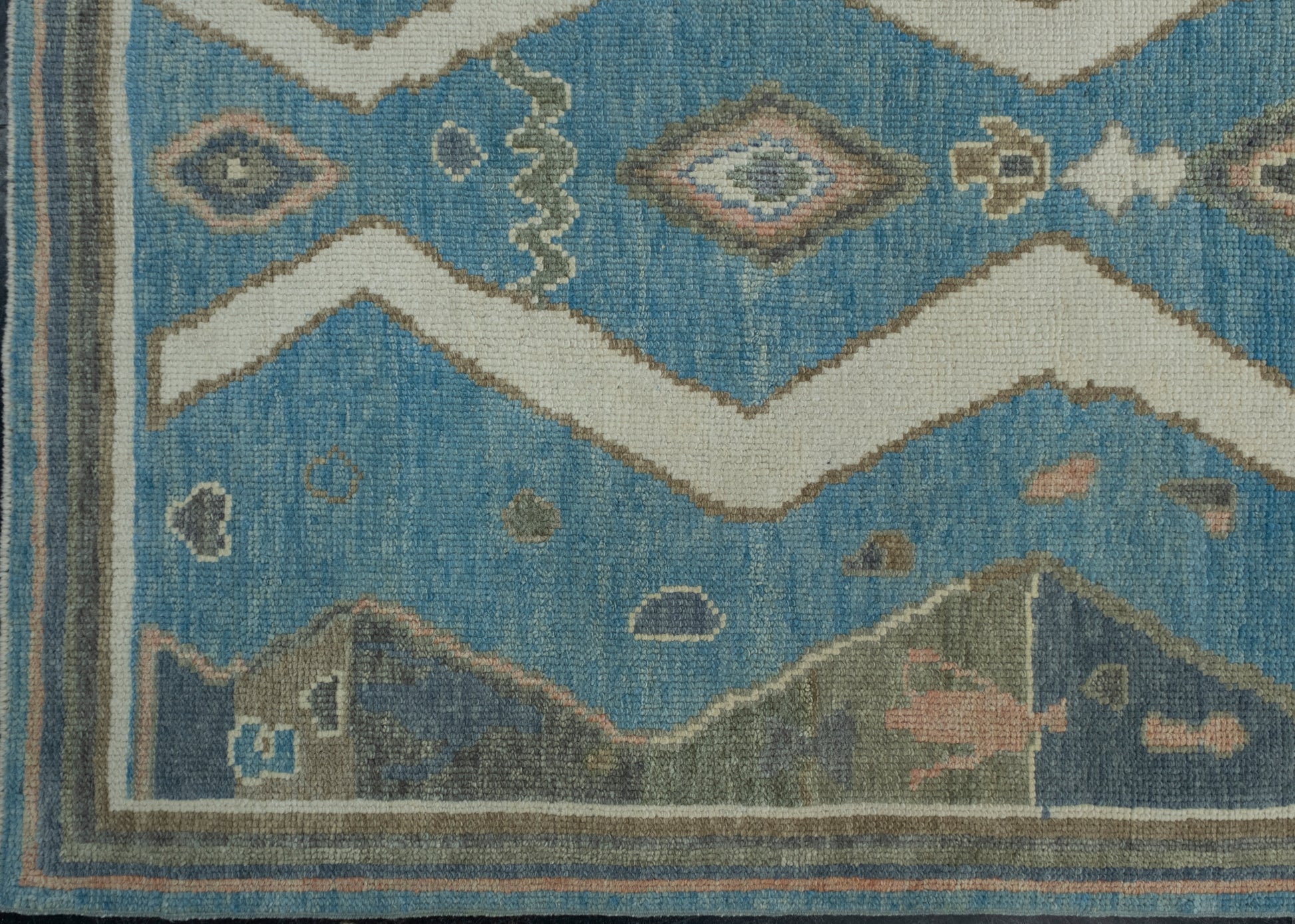 Turkish Oushak Rug 4' x 5'9" #17153