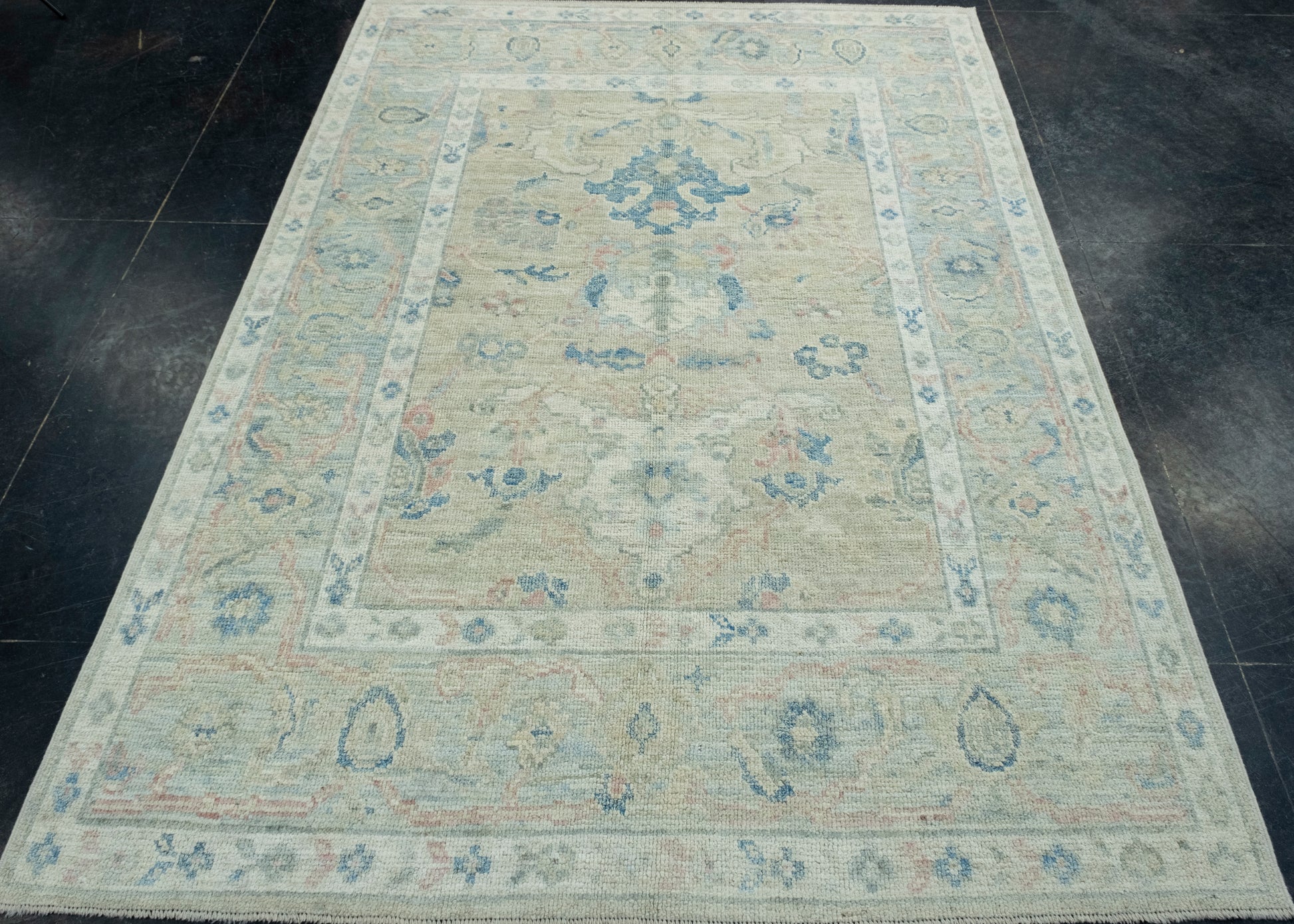 Turkish Oushak Rug 5' x 7'1" #17851