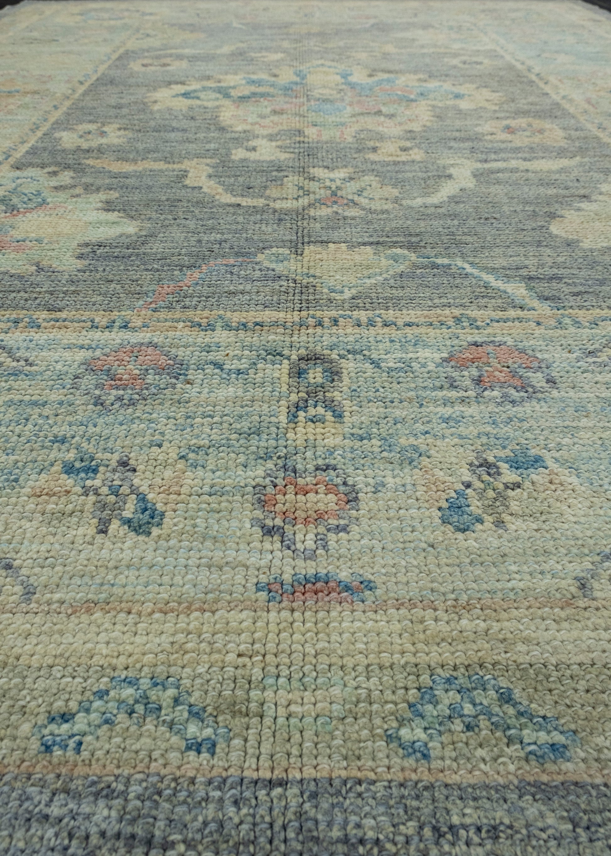 Turkish Oushak Rug 5'3" x 6'11" #17870