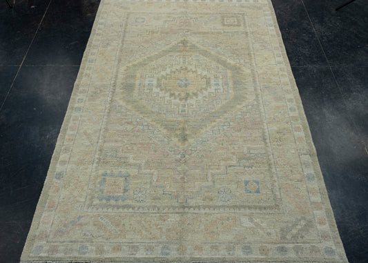 Turkish Oushak Rug 4' x 5'10" #17542