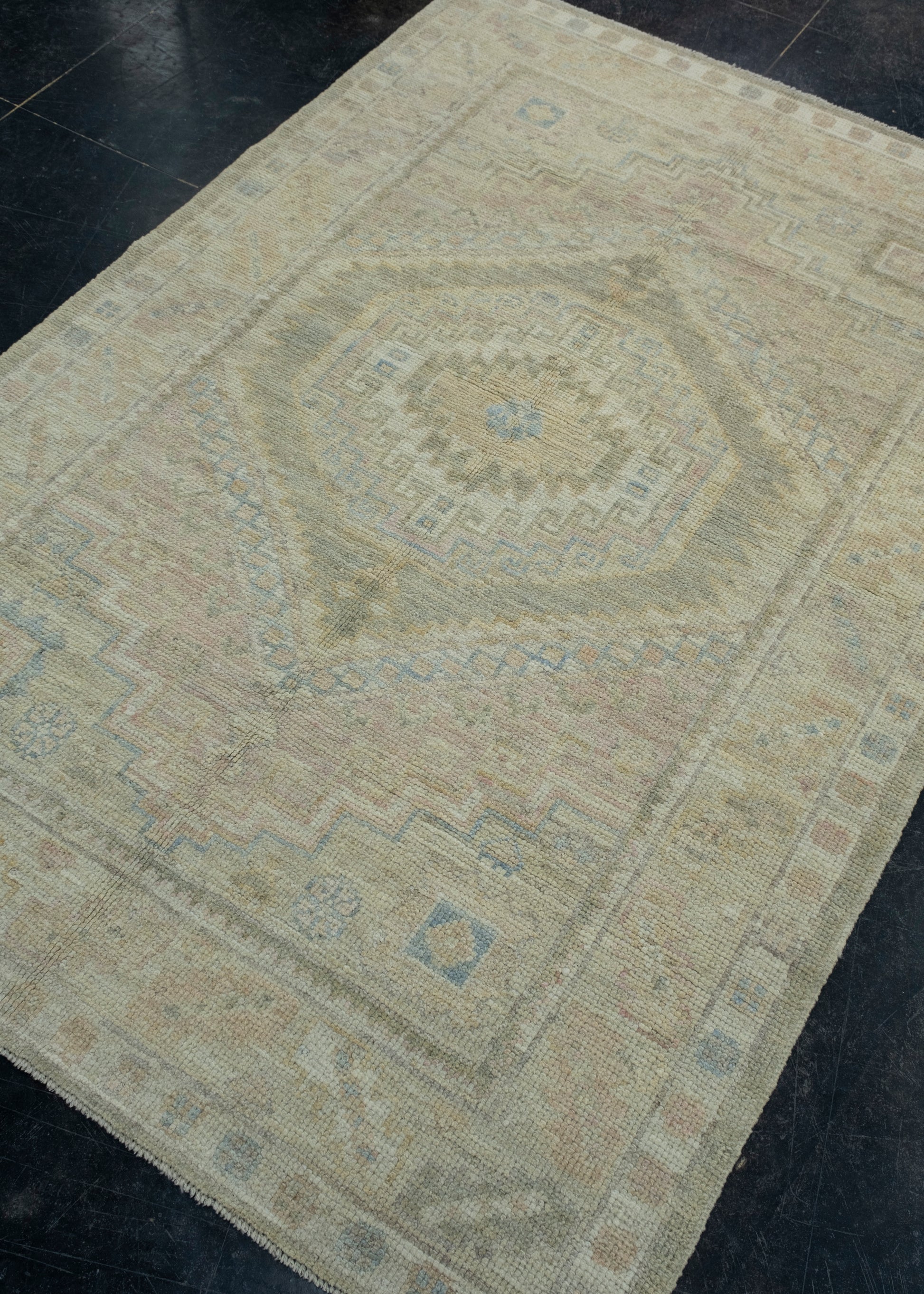 Turkish Oushak Rug 4' x 5'10" #17542