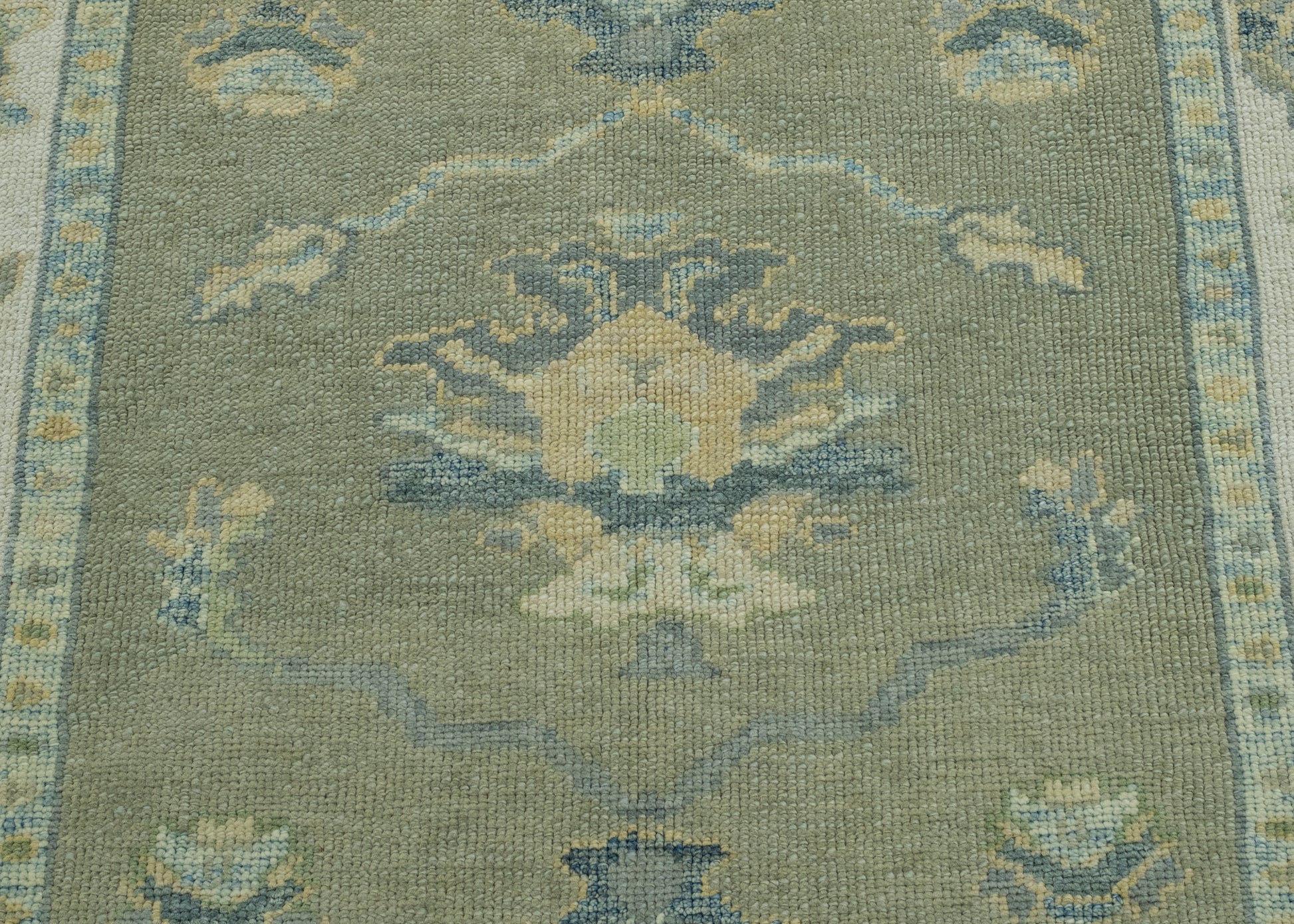 Turkish Oushak Rug 5'2" x 6'3" #17585