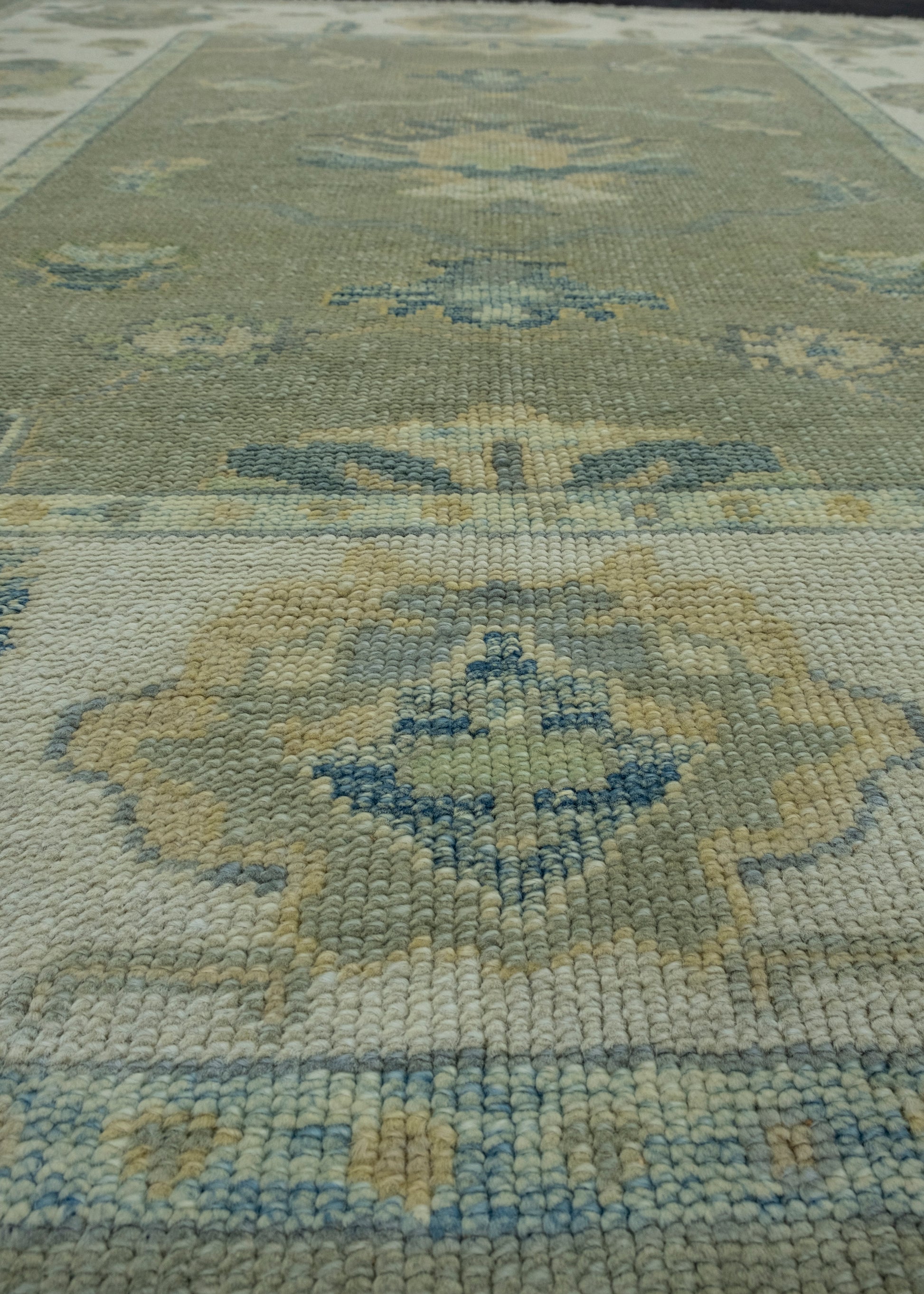 Turkish Oushak Rug 5'2" x 6'3" #17585