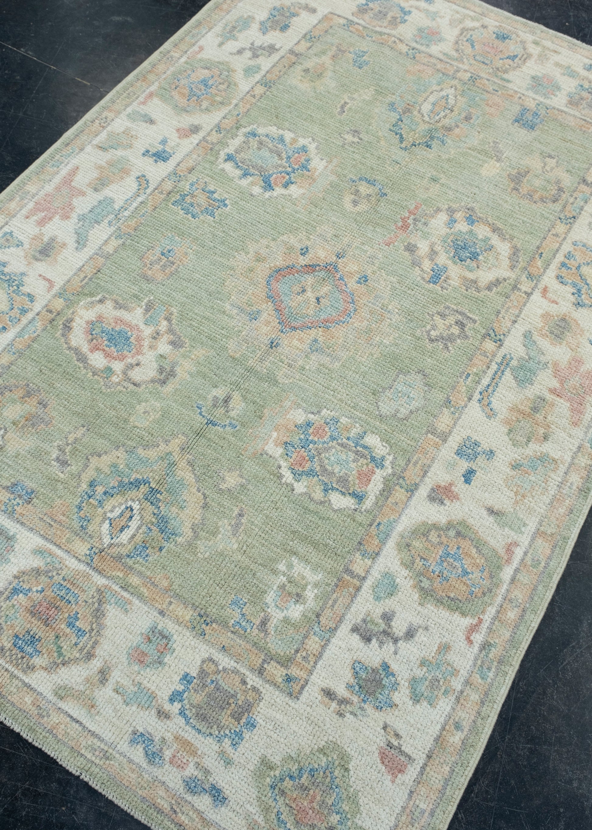 Turkish Oushak Rug 4' x 5'10" #17892