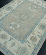 Turkish Oushak Rug 4'10" x 6'9" #17928